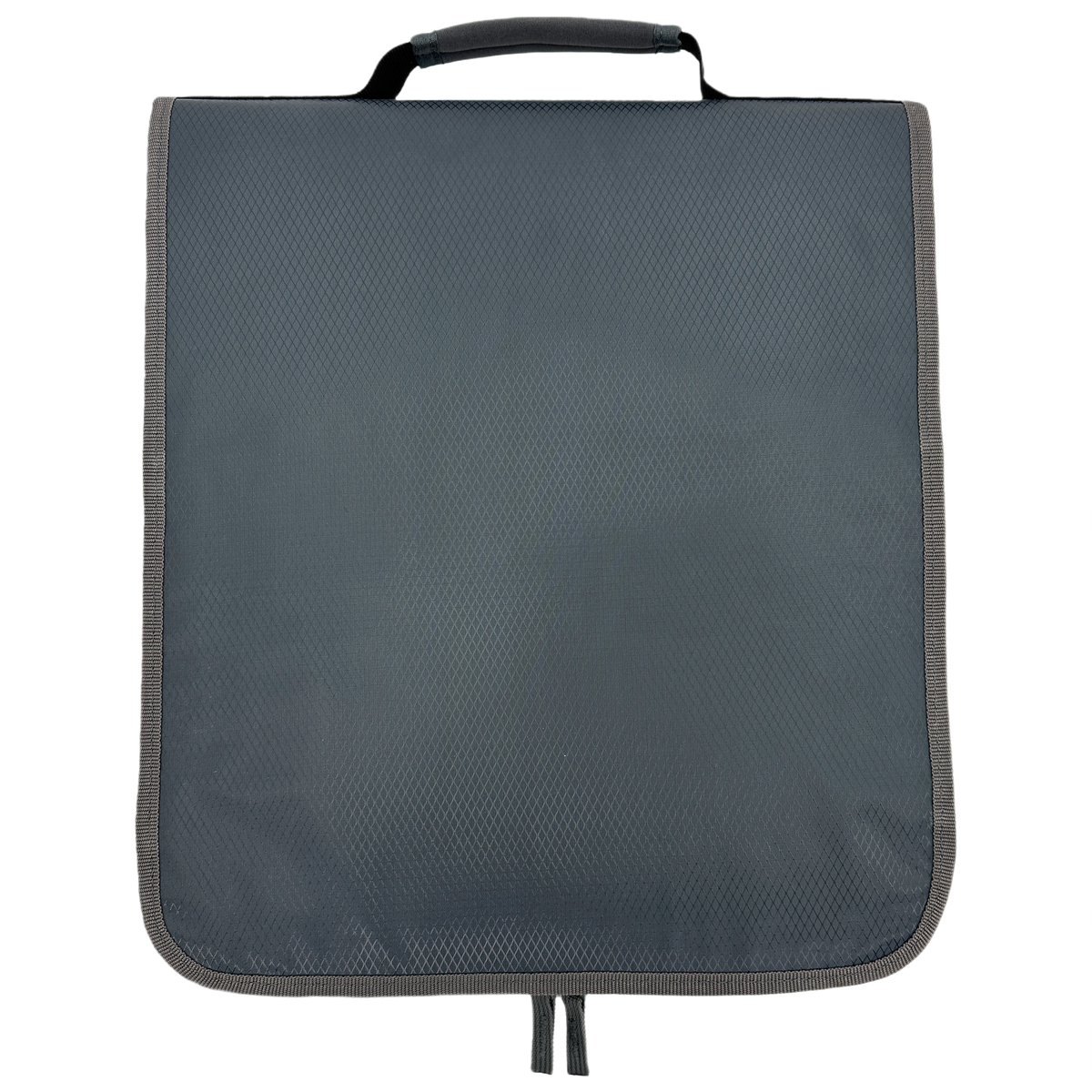 Gray Frogg Toggs backpack with a textured surface on a white background.
