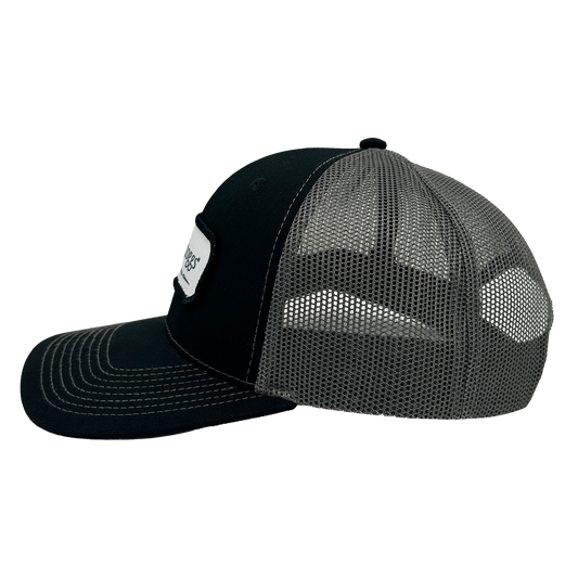 Frogg Toggs Since 1996 Cap | Black with Charcoal Mesh