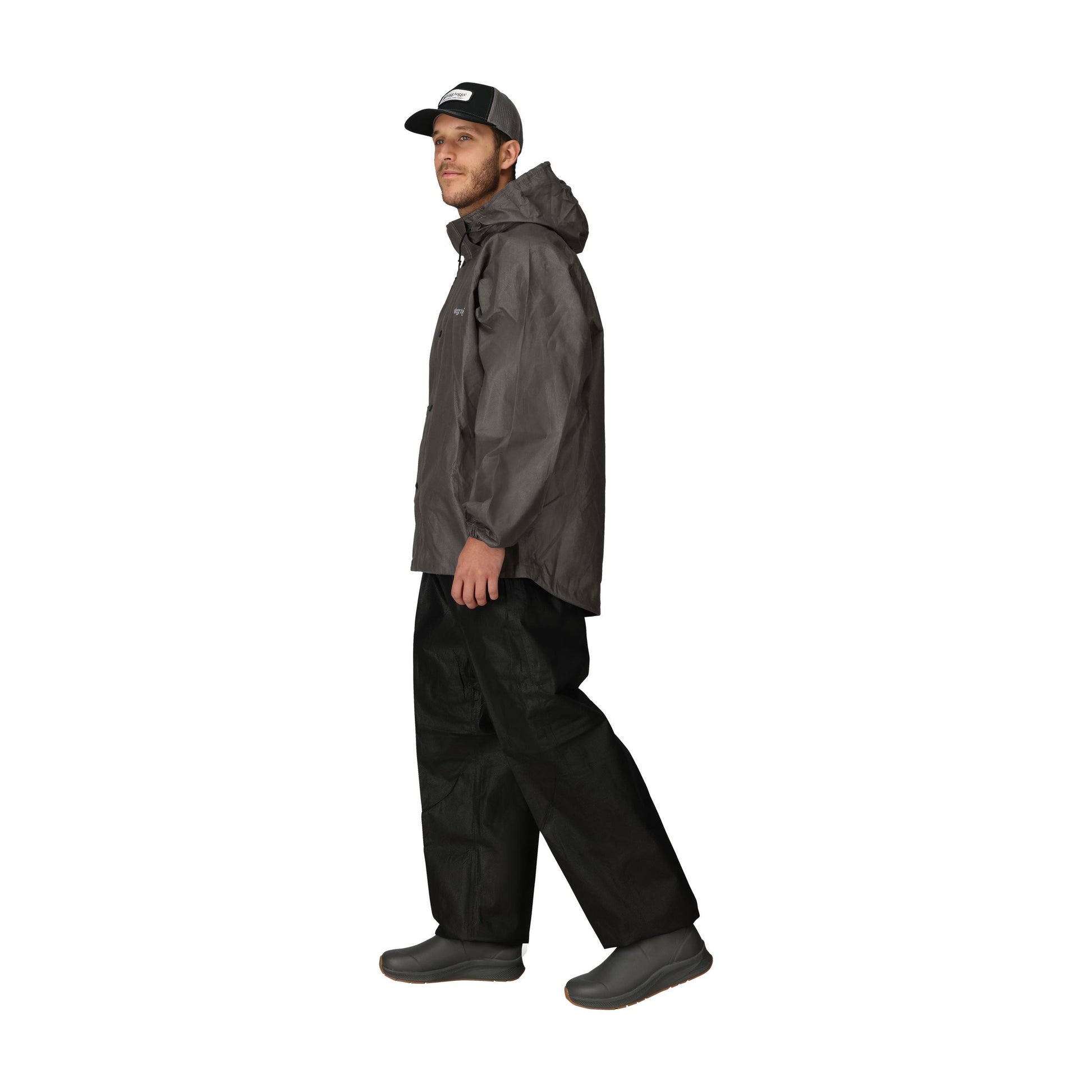 Frogg Toggs® Men's Classic All-Sport Waterproof Breathable Rain Suit Black and Stone / LG