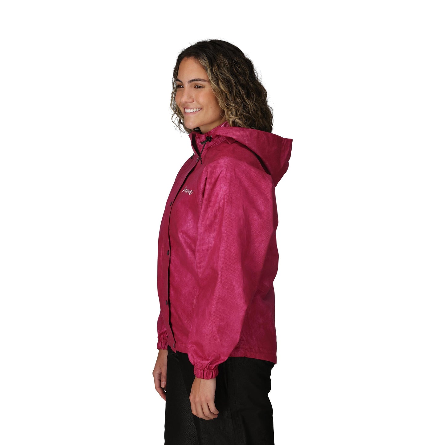 Frogg Toggs® Women's Classic All-Purpose Waterproof Breathable Rain Suit Black Cherry and Black / MD