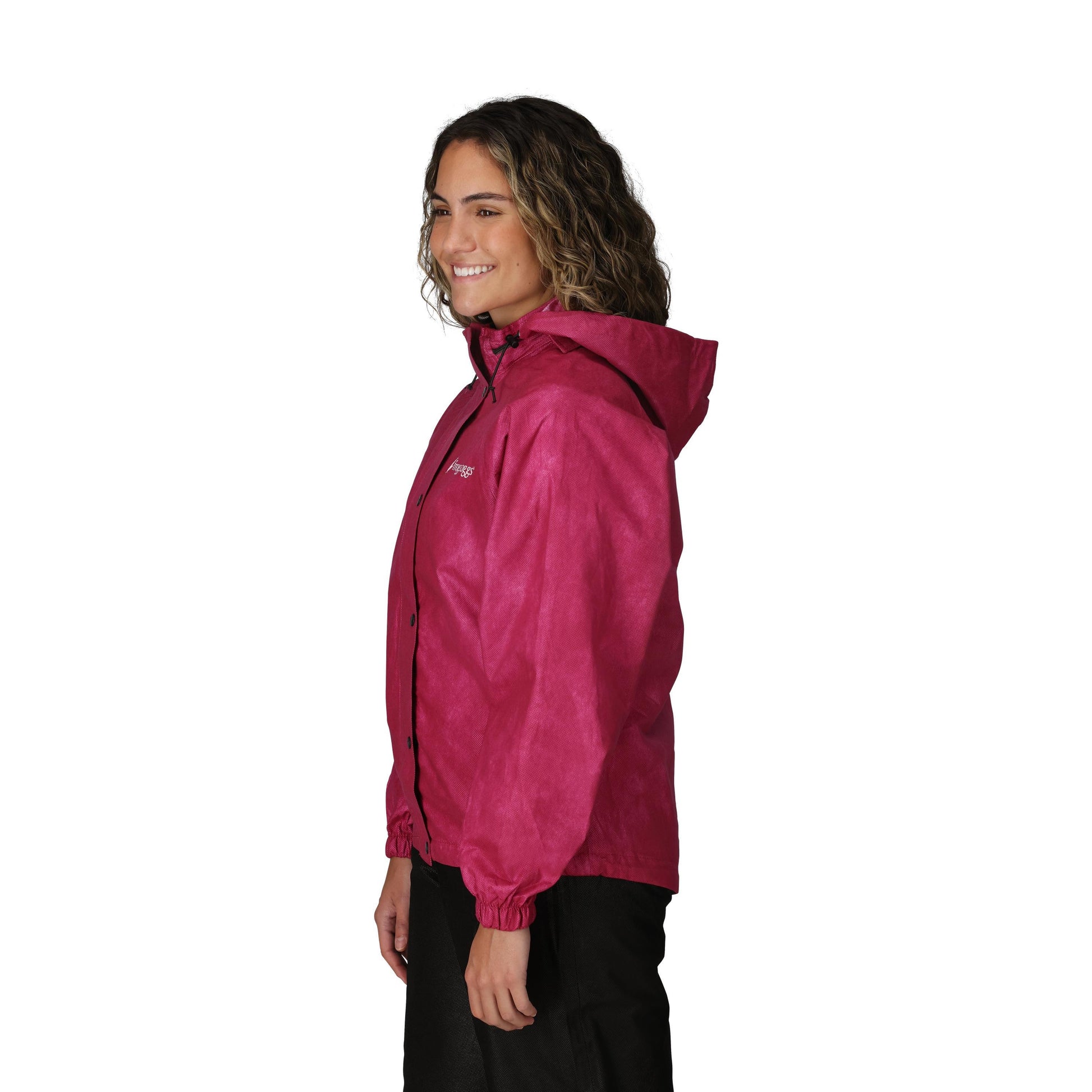 Frogg Toggs® Women's Classic All-Purpose Waterproof Breathable Rain Suit Black Cherry and Black / MD