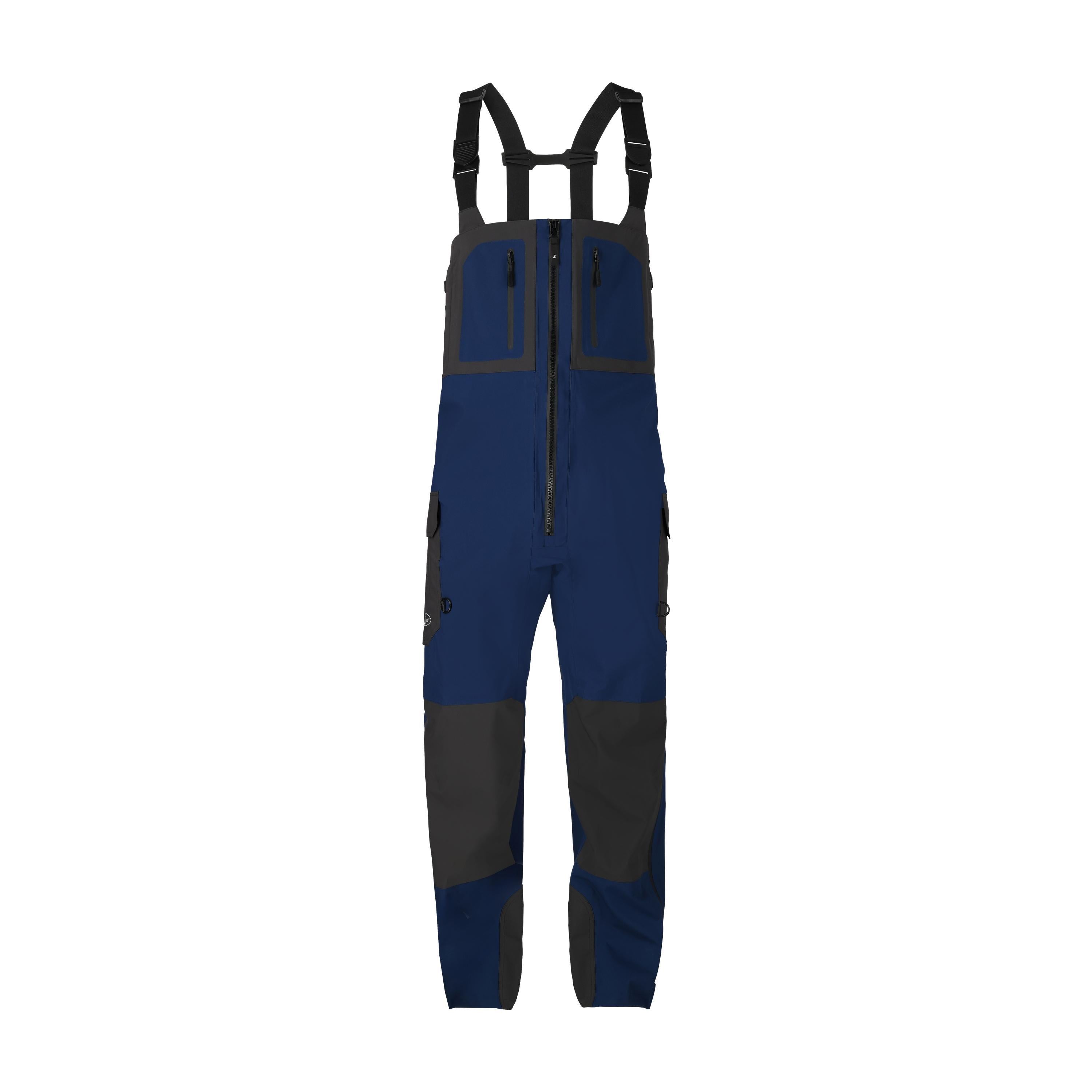 Frogg Toggs® Men's Pilot II Waterproof Guide Bib Slate and Dust Blue / LG