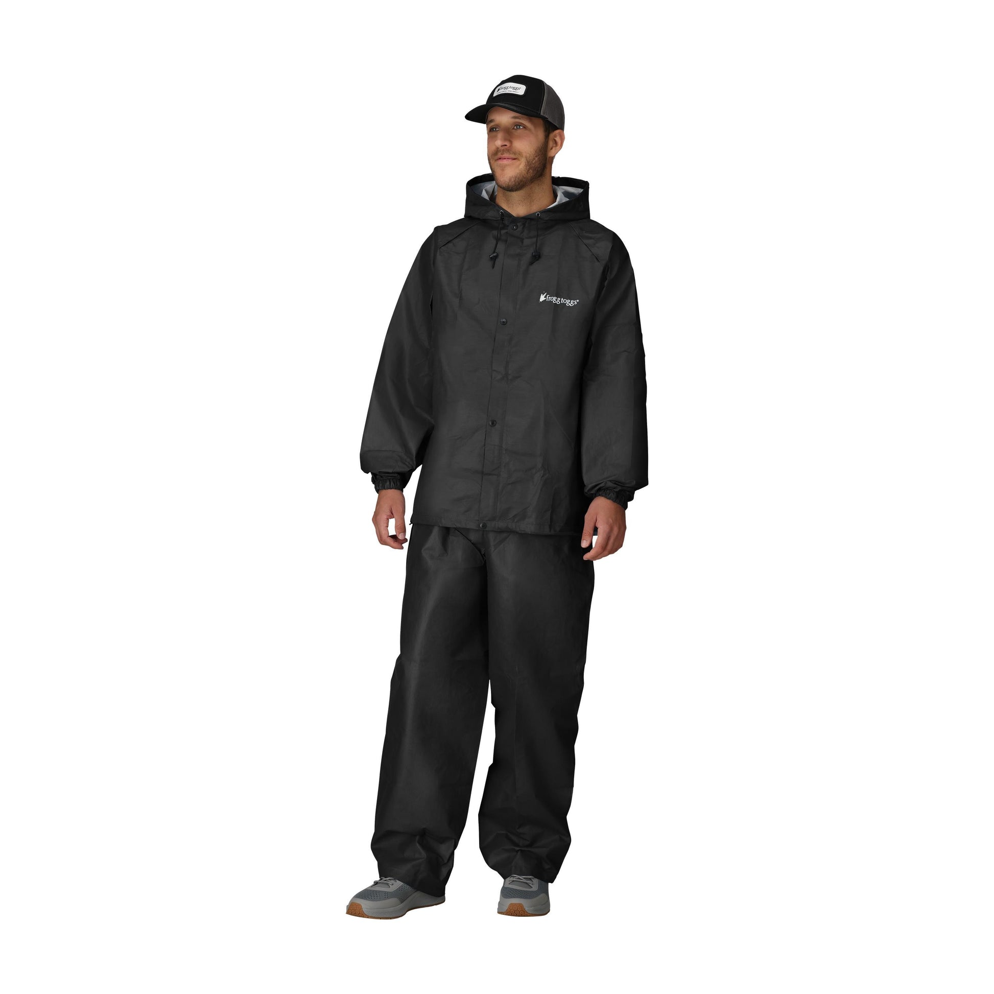 Frogg Toggs® Men's Pro Lite 2-Piece Waterproof Rain Suit Black / Medium / Large