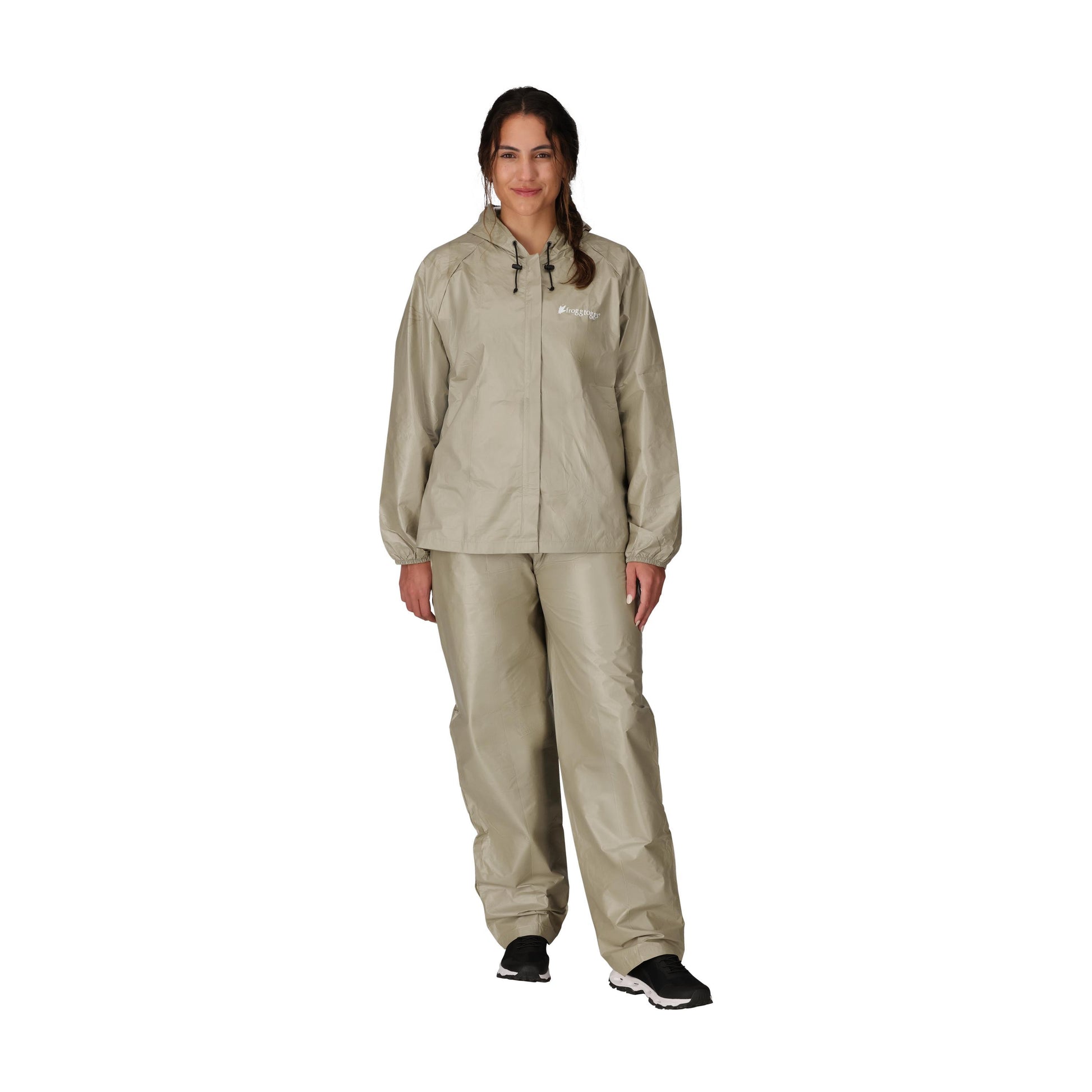 Frogg Toggs® Women's Waterproof Ultra-Lite Rain Suit Khaki / LG