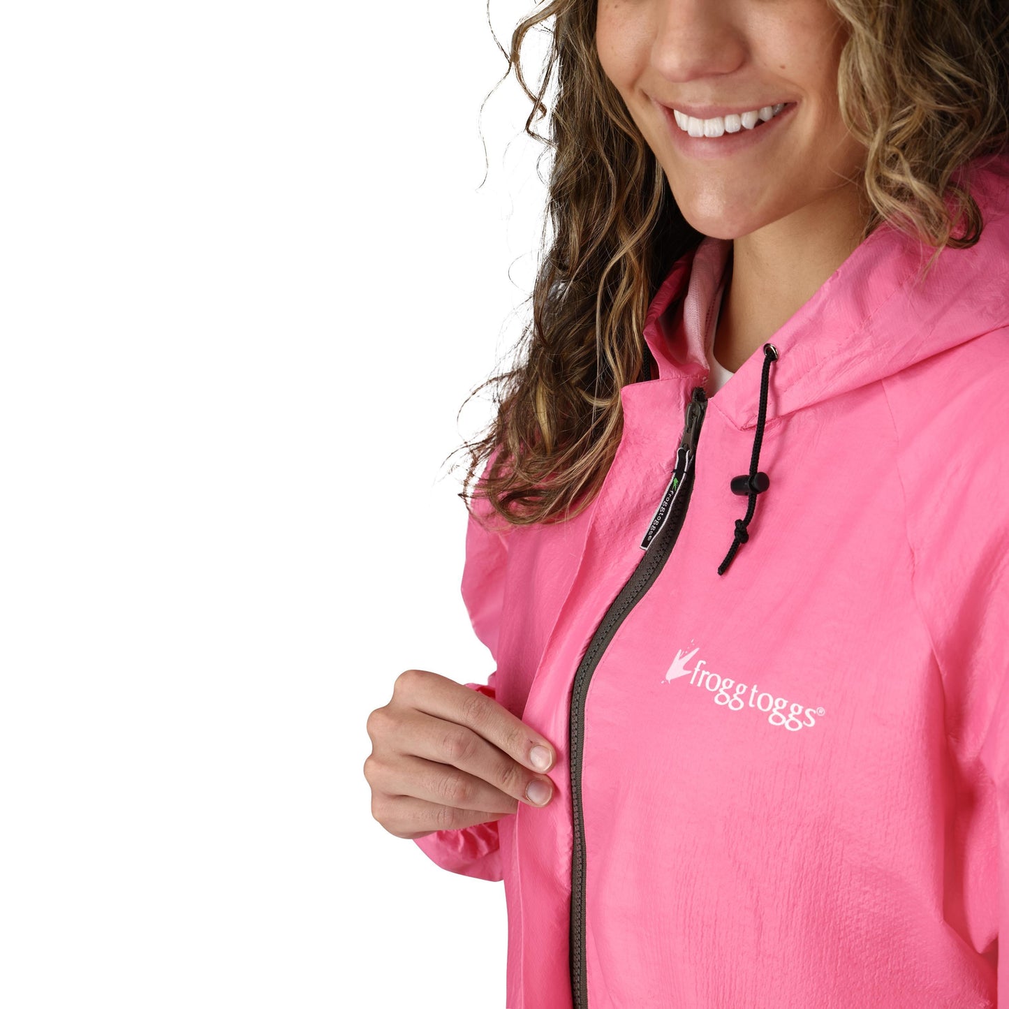 Frogg Toggs® Women's Ultra-Lite Hooded Jacket Pink / LG
