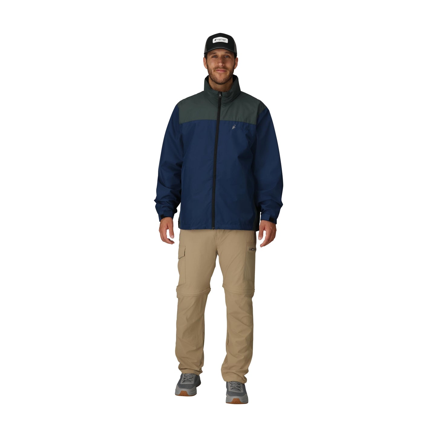 Frogg Toggs® River Toadz® Waterproof Jacket Gray and Dust Blue / Medium / Large