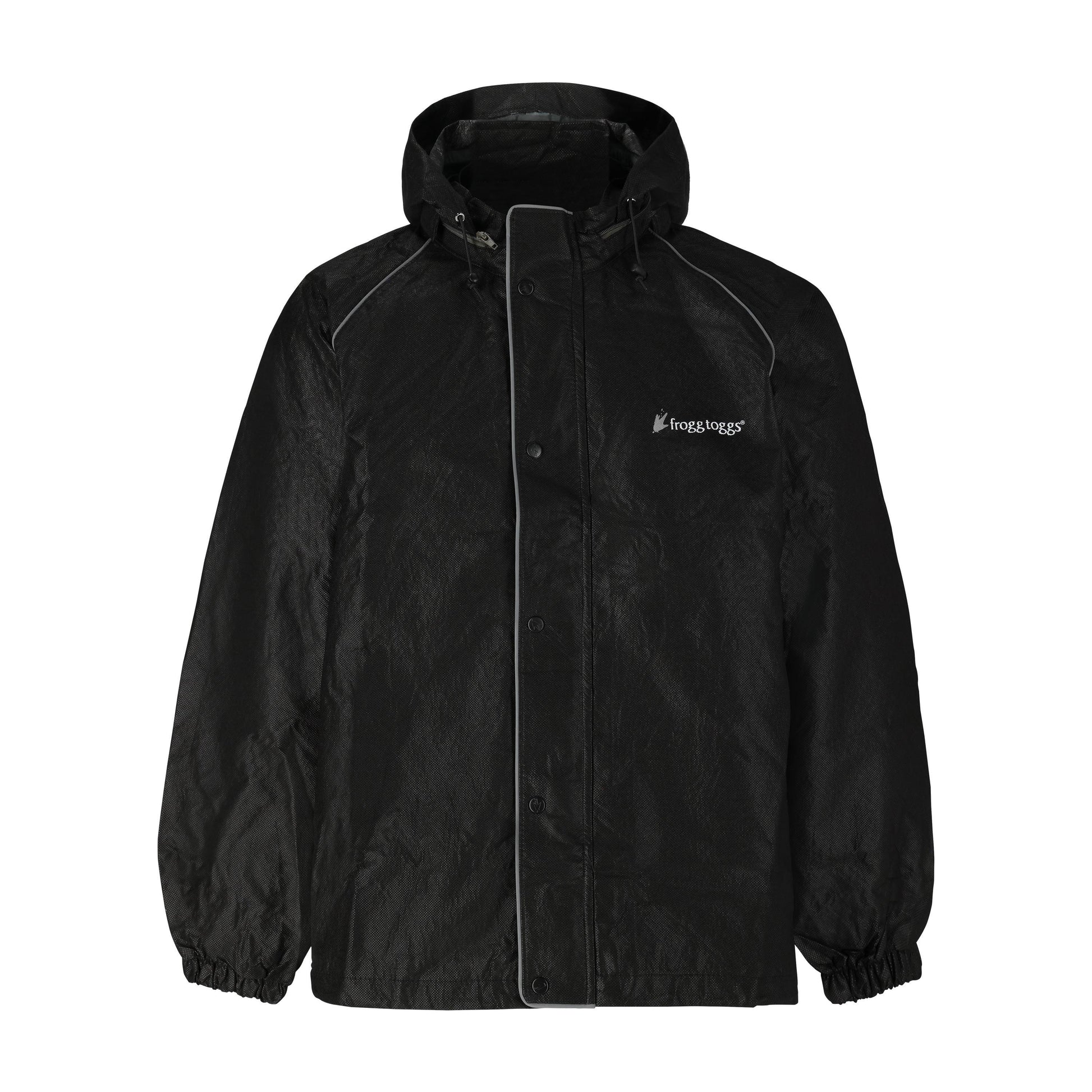 Frogg Toggs® Men's Road Toad Reflective Jacket Black / LG