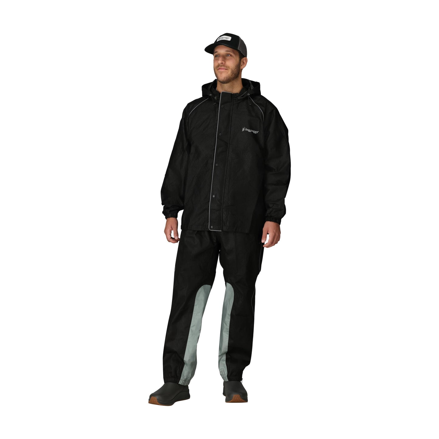 Frogg Toggs® Men's Road Toad Reflective Jacket Black / LG
