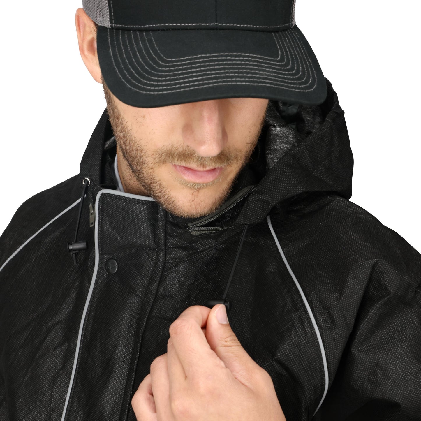 Frogg Toggs® Men's Road Toad Reflective Jacket Black / LG