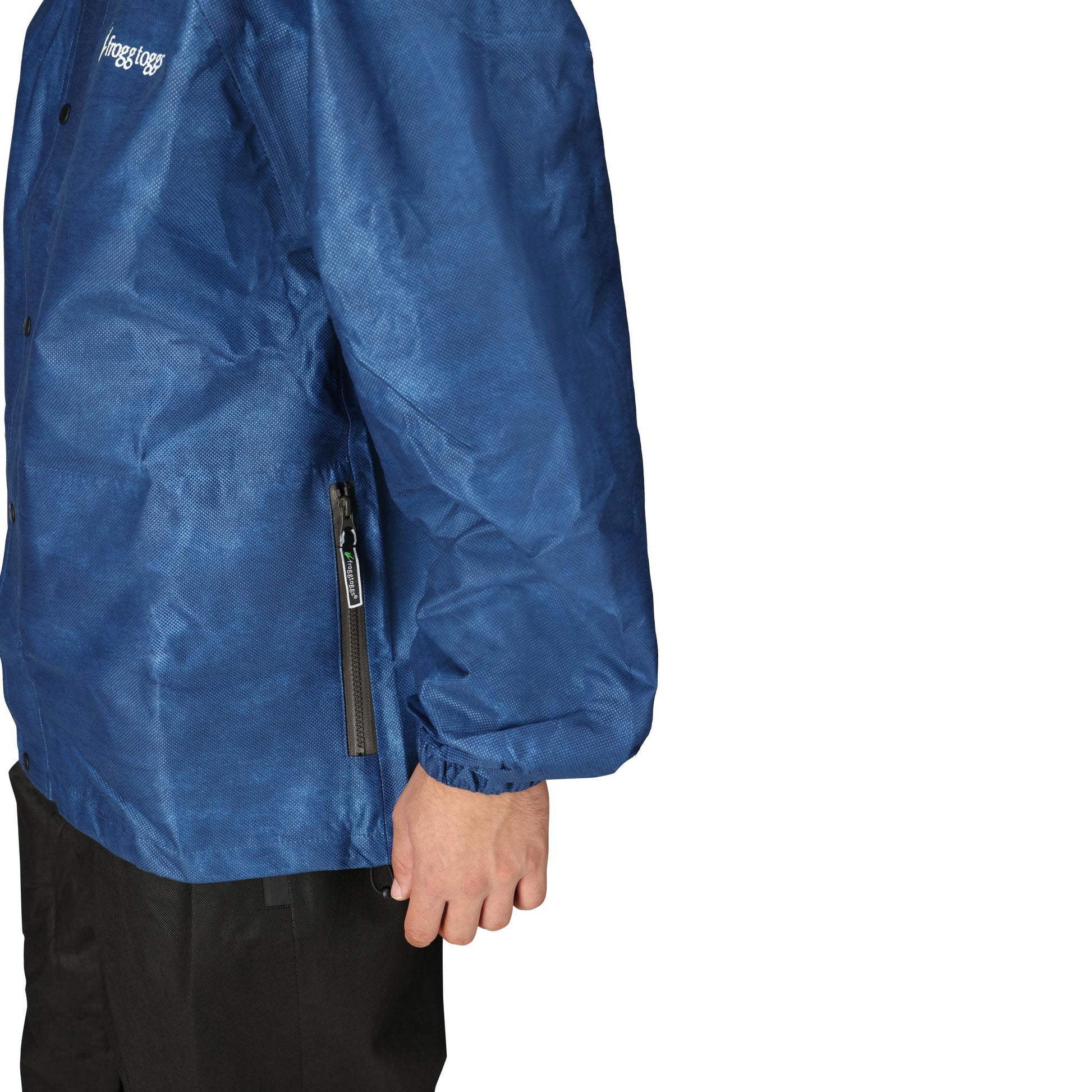 Frogg Toggs® Men's Pro Action Hooded Waterproof Jacket Royal Blue / LG