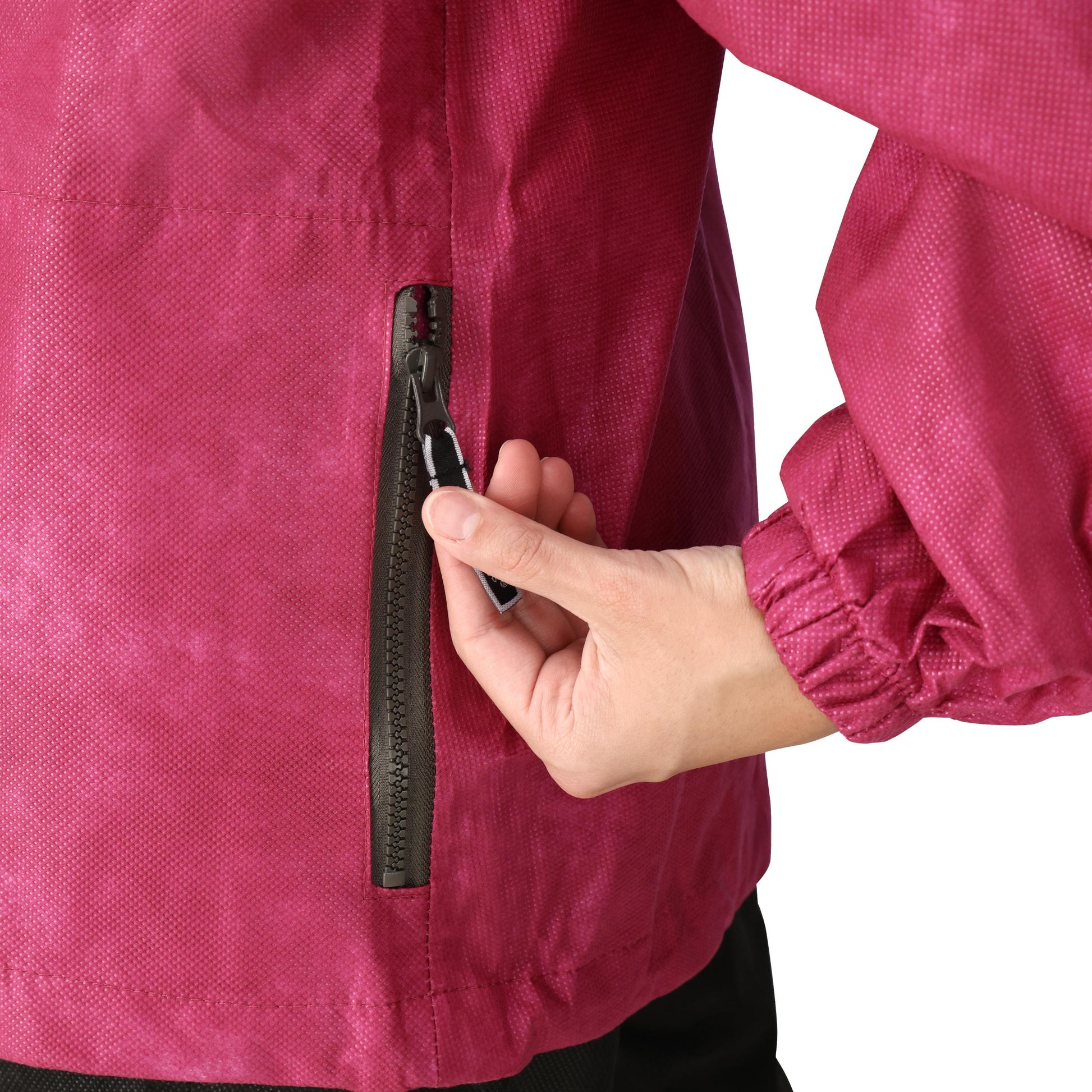 Frogg Toggs® Women's Pro Action Hooded Waterproof Jacket Black Cherry / LG