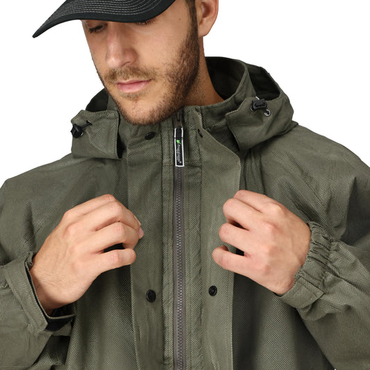 Frogg Toggs® Men's Signature Bull Frogg Waterproof Jacket Stone / LG