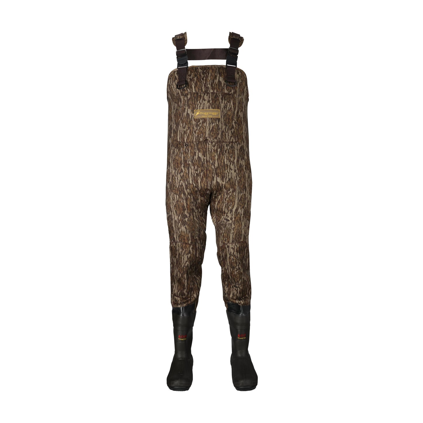 Frogg Toggs® Men's Amphib 3.5mm Neoprene Bootfoot in Mossy Oak Bottomland Chest Wader 10