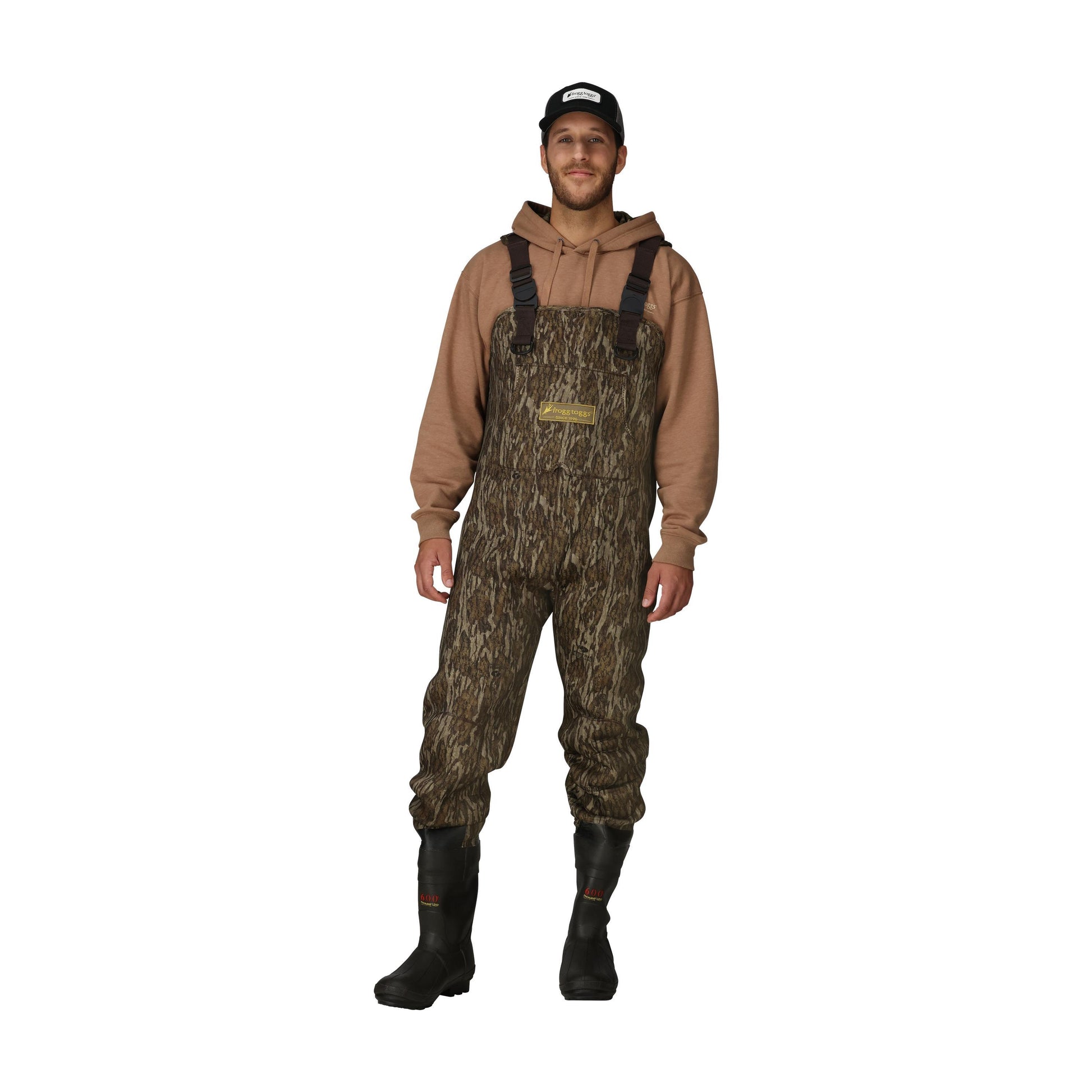 Frogg Toggs® Men's Amphib 3.5mm Neoprene Bootfoot in Mossy Oak Bottomland Chest Wader 10