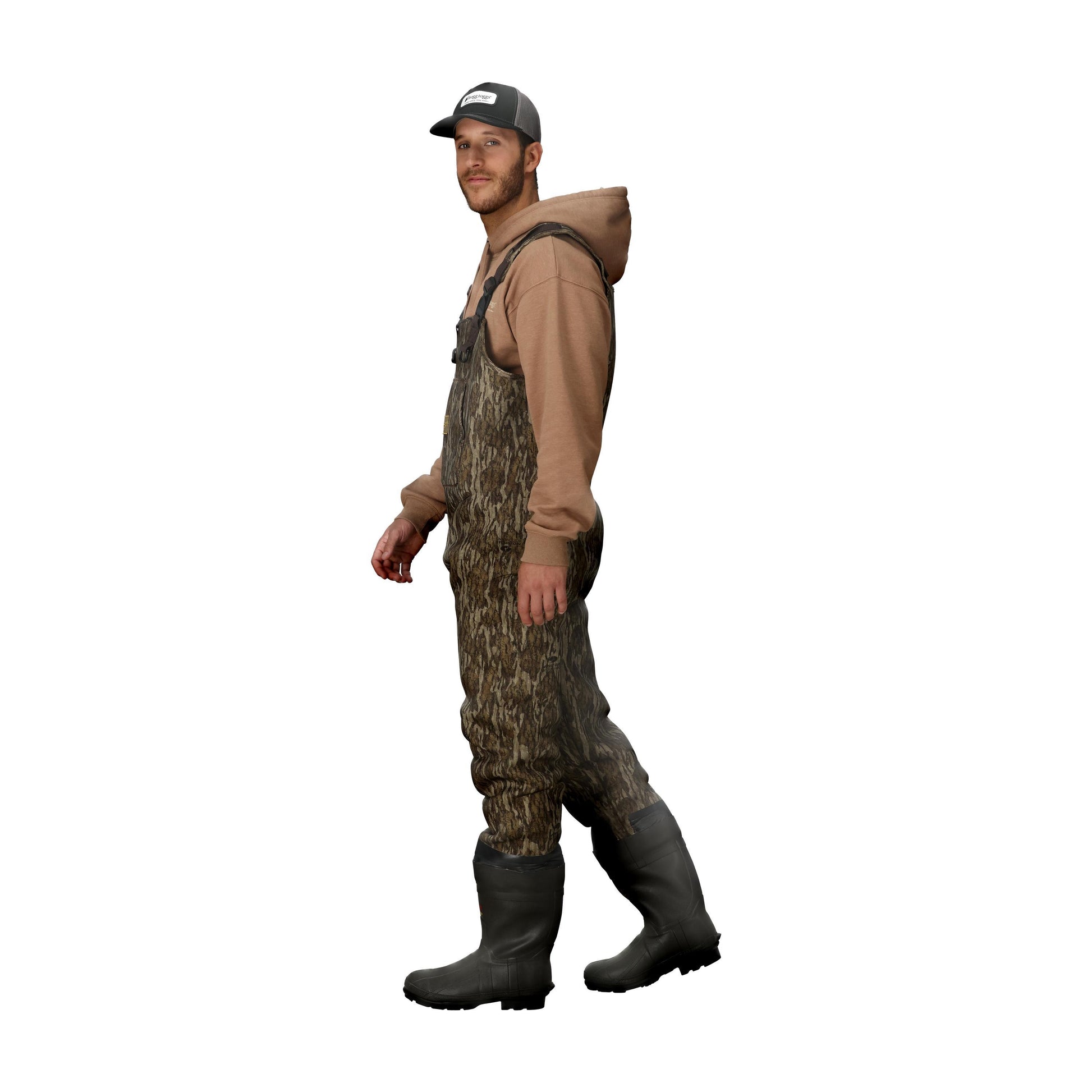 Frogg Toggs® Men's Amphib 3.5mm Neoprene Bootfoot in Mossy Oak Bottomland Chest Wader 10