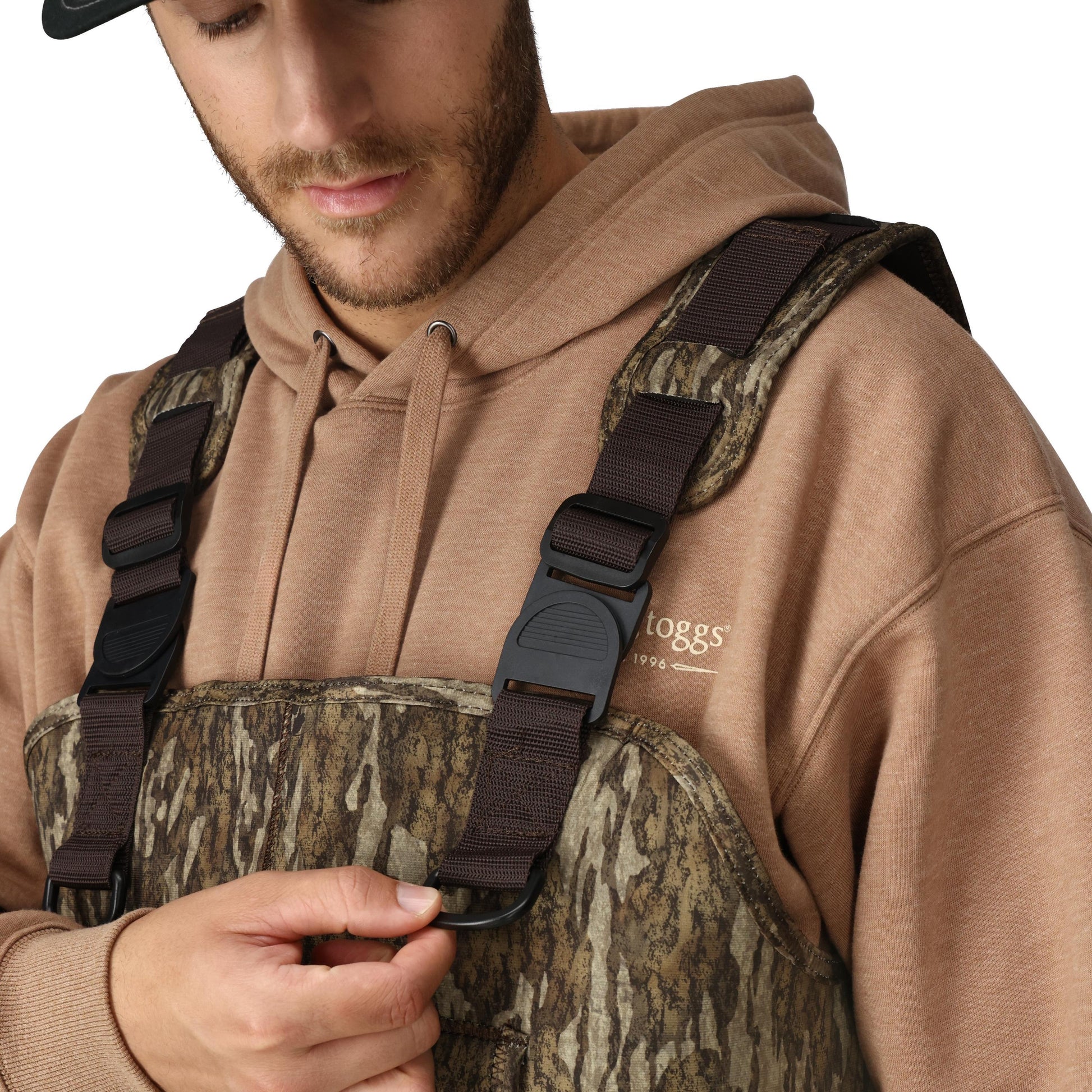Frogg Toggs® Men's Amphib 3.5mm Neoprene Bootfoot in Mossy Oak Bottomland Chest Wader 10
