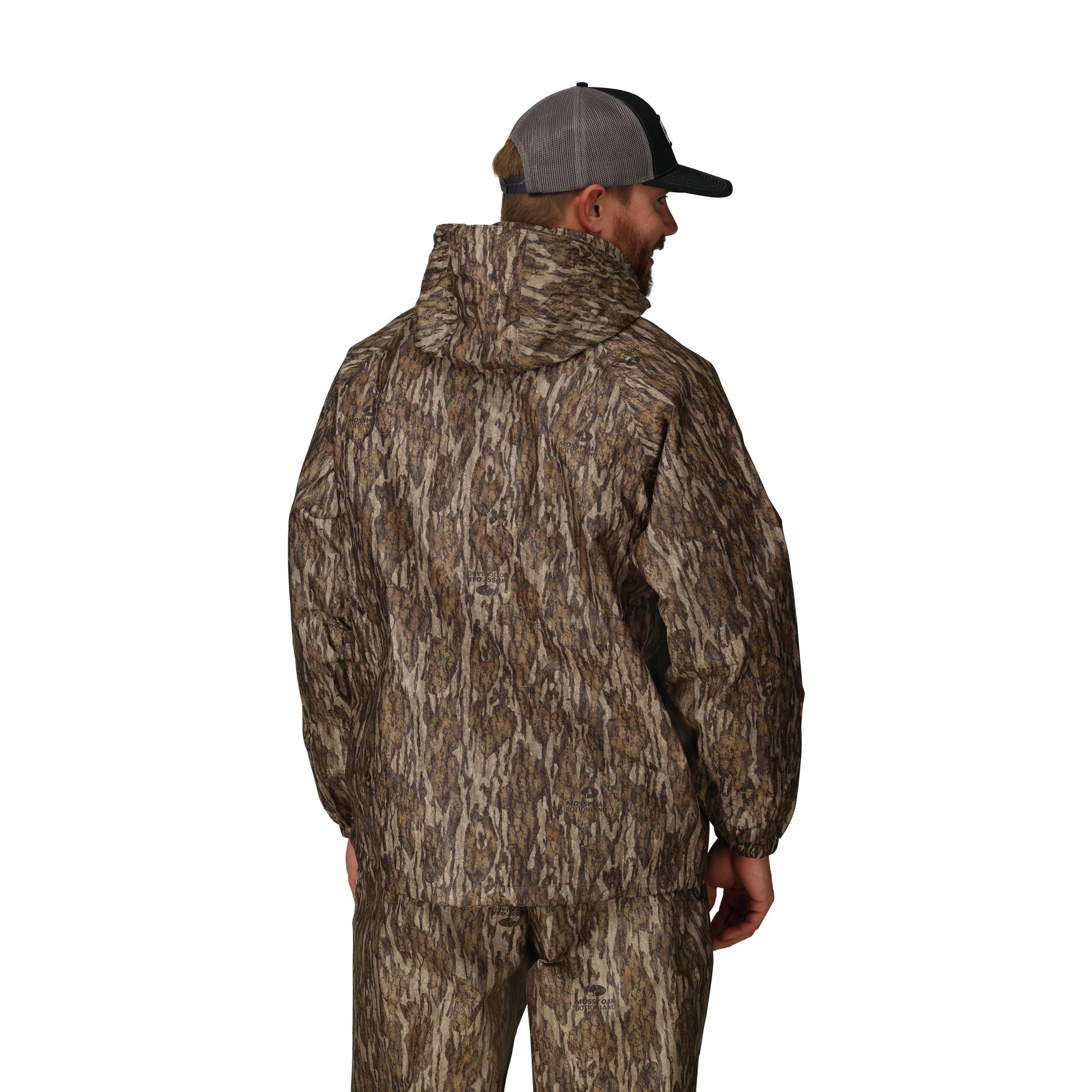 Frogg Toggs® Men's Pro Action Hooded Waterproof Jacket Mossy Oak Bottomland / MD