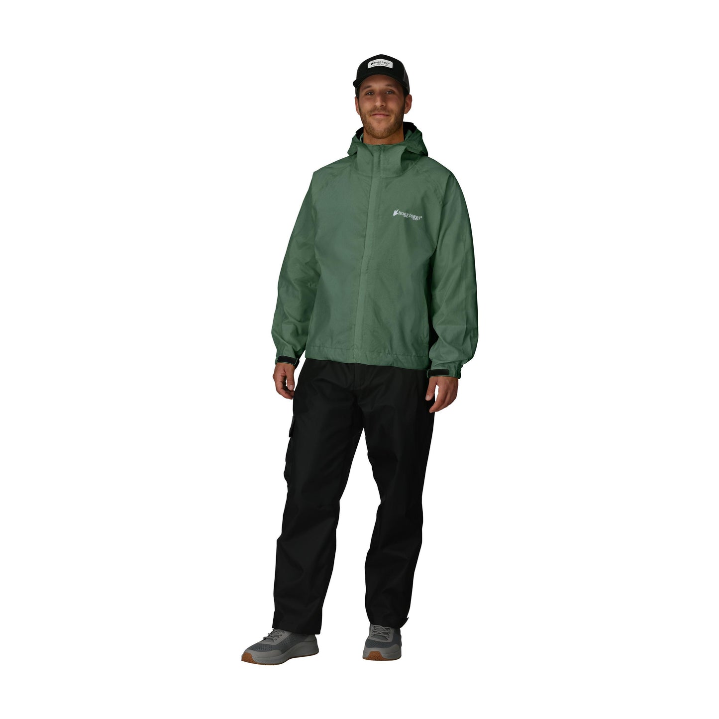 Frogg Toggs® Men's StormWatch Hooded Waterproof Jacket Green / LG