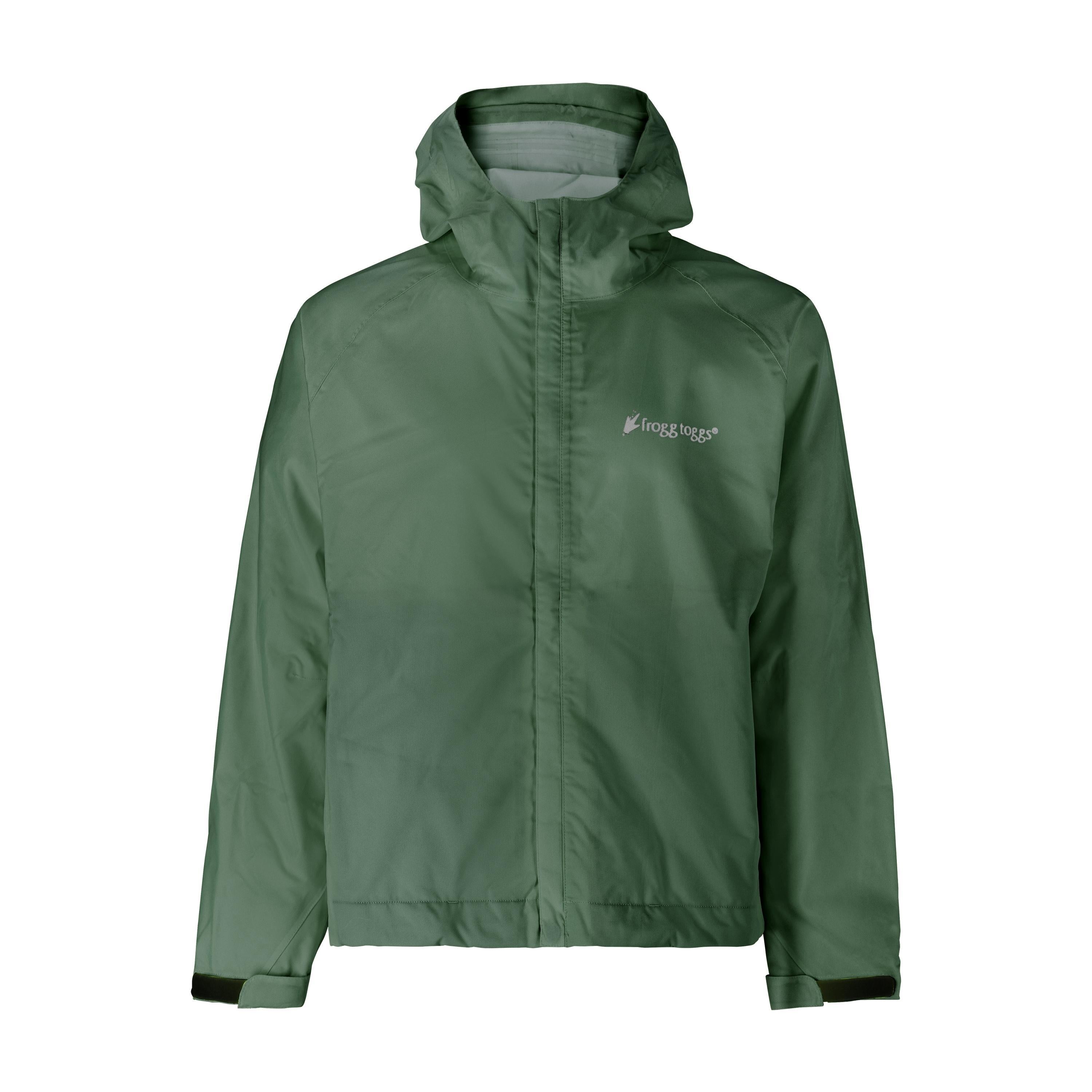 Frogg Toggs® Men's StormWatch Hooded Waterproof Jacket Green / LG