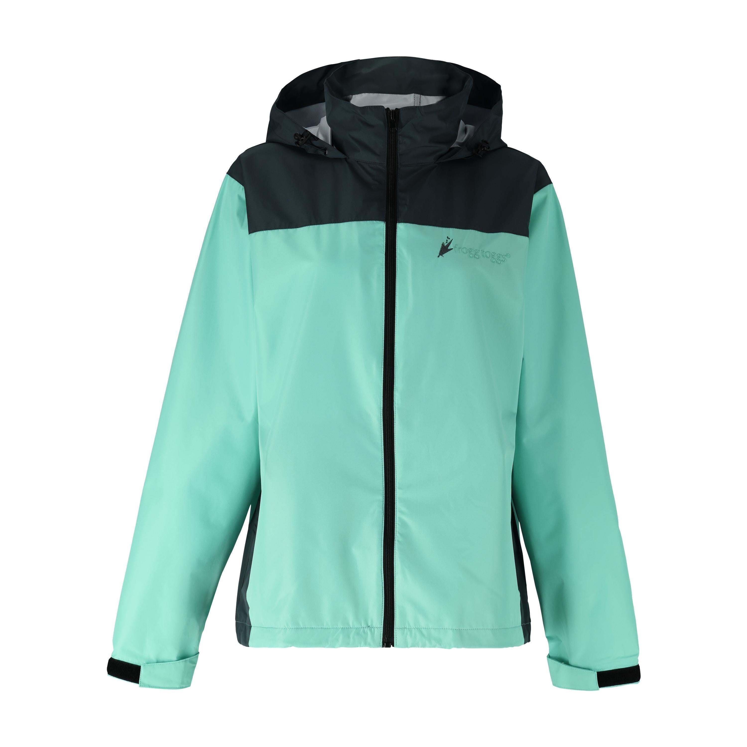 Frogg Toggs® Women's River Toadz® Waterproof Jacket Seafoam and Gray / Small / Medium