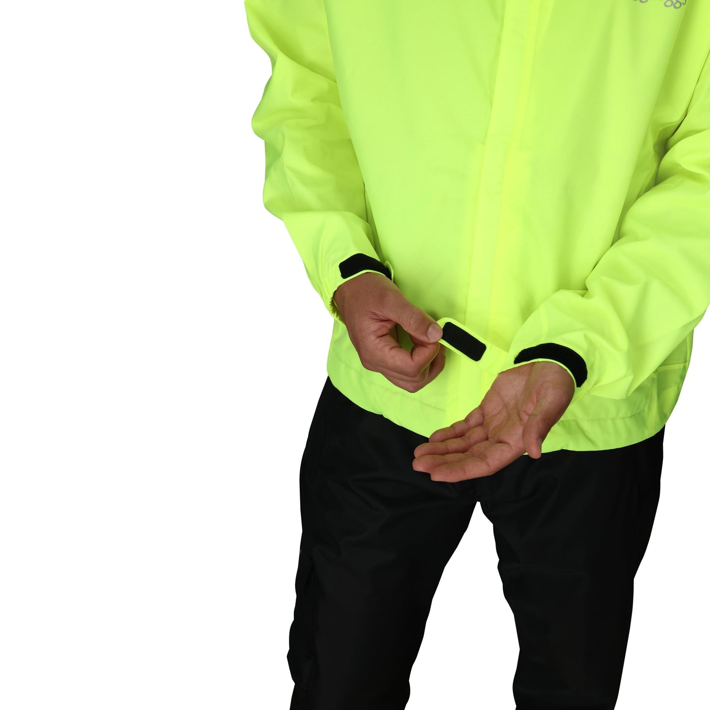 Frogg Toggs® Men's StormWatch Hooded Waterproof Jacket High Vis Green / LG