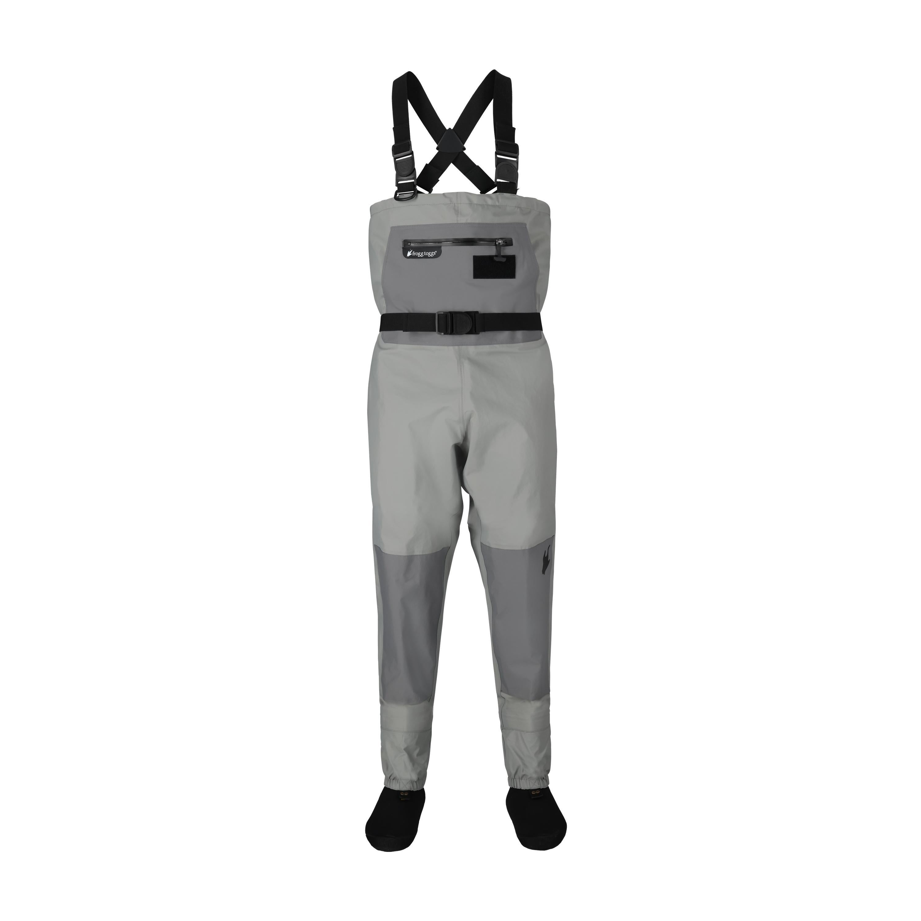 Frogg Toggs® Men's Hellbender PRO Stockingfoot Chest Wader Gray / LG