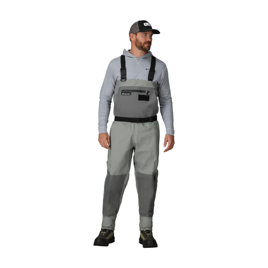 Frogg Toggs® Men's Hellbender PRO Stockingfoot Chest Wader Gray / LG