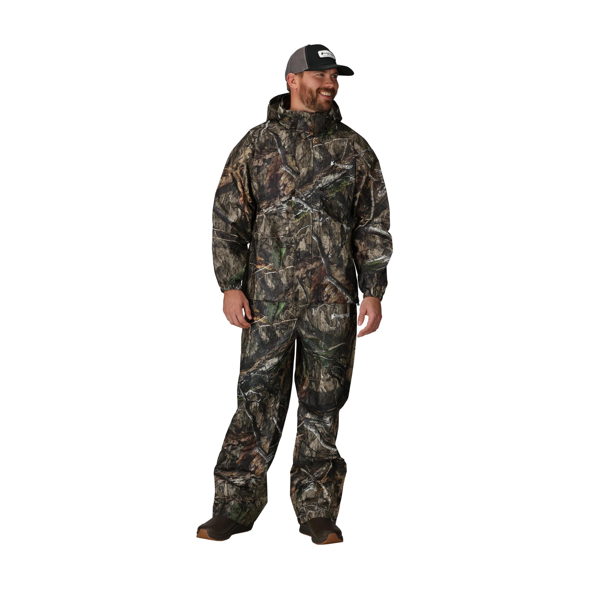 Frogg Toggs® Men's Pro Action Hooded Waterproof Jacket Mossy Oak DNA / MD