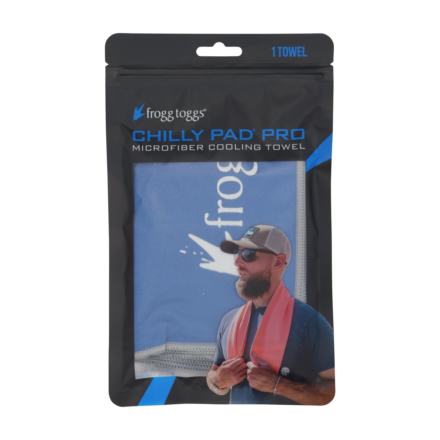 Frogg Toggs® Chilly Pad® PRO Microfiber Cooling Towel Blue