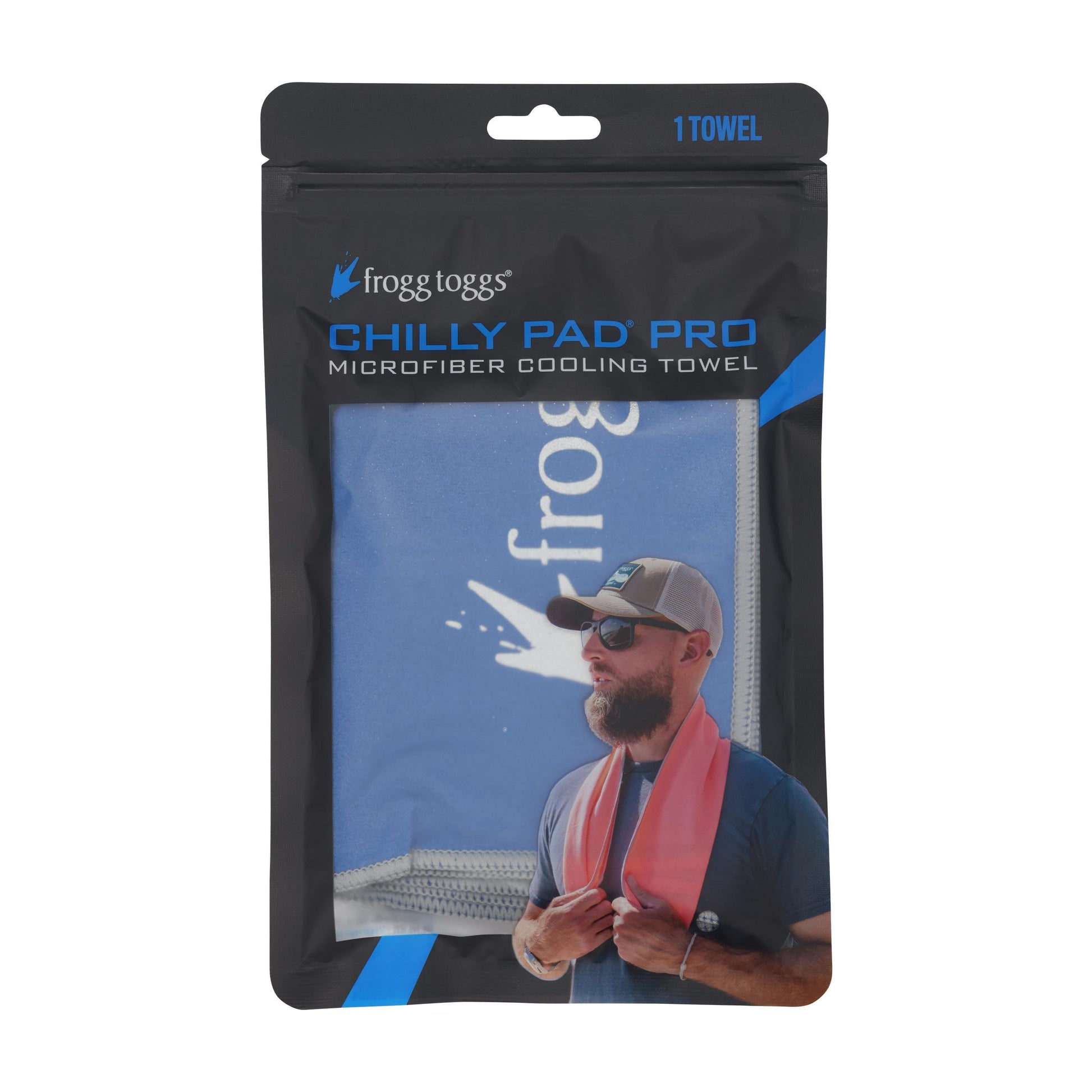 Frogg Toggs® Chilly Pad® PRO Microfiber Cooling Towel Blue
