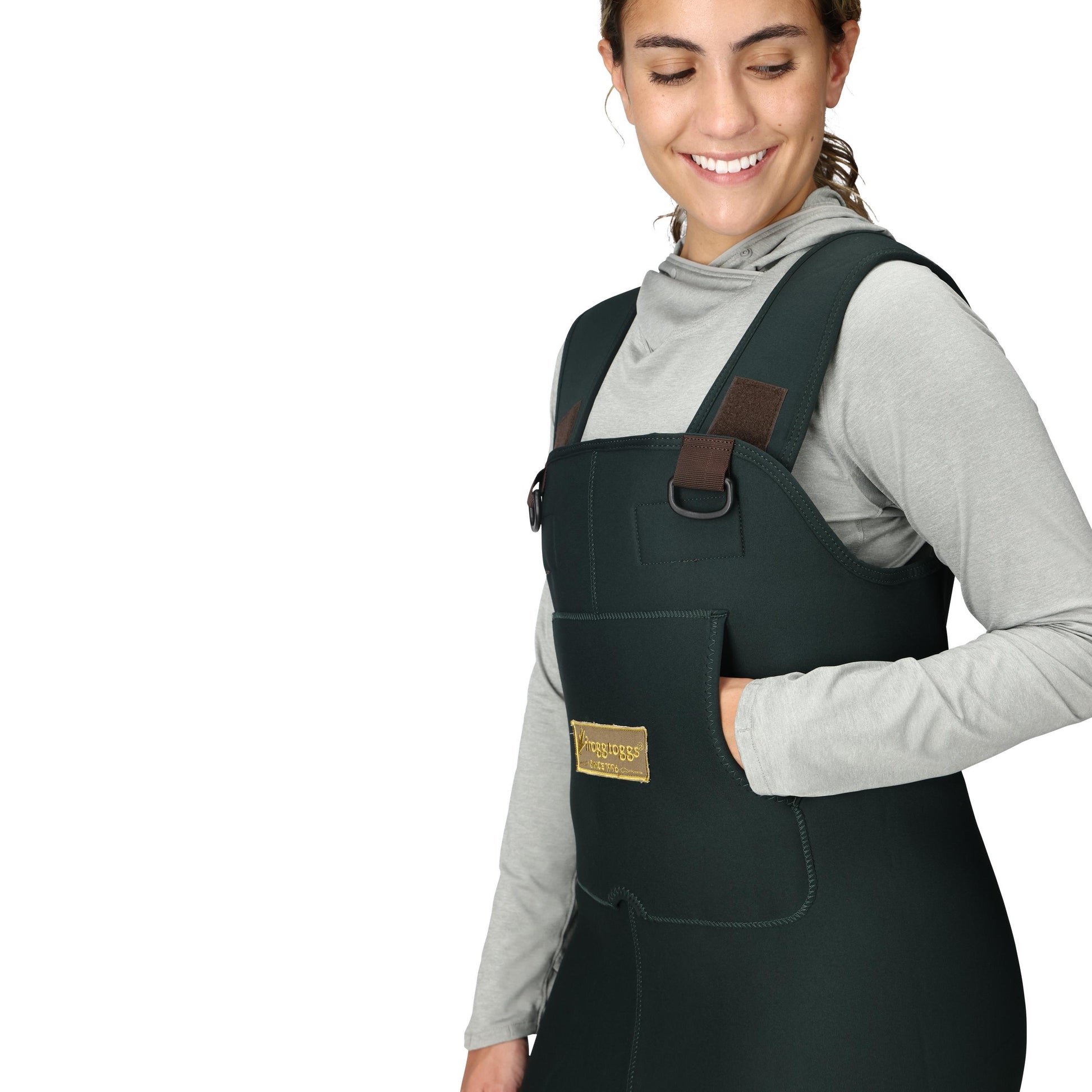 Frogg Toggs® Women's Amphib Neoprene Bootfoot Wader Forest Green / 6