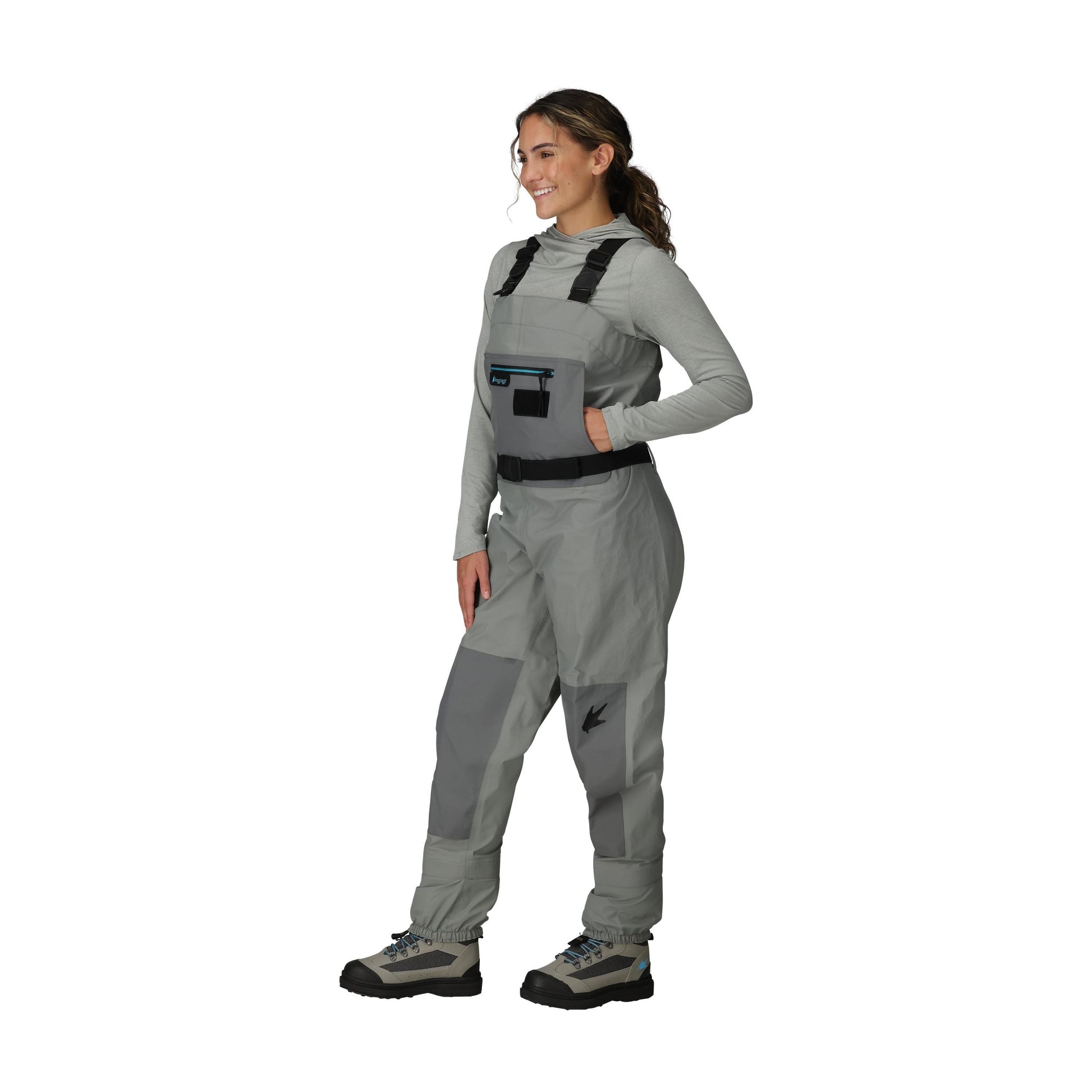 Frogg Toggs® Women's Hellbender Pro Stockingfoot Chest Wader Gray / LG