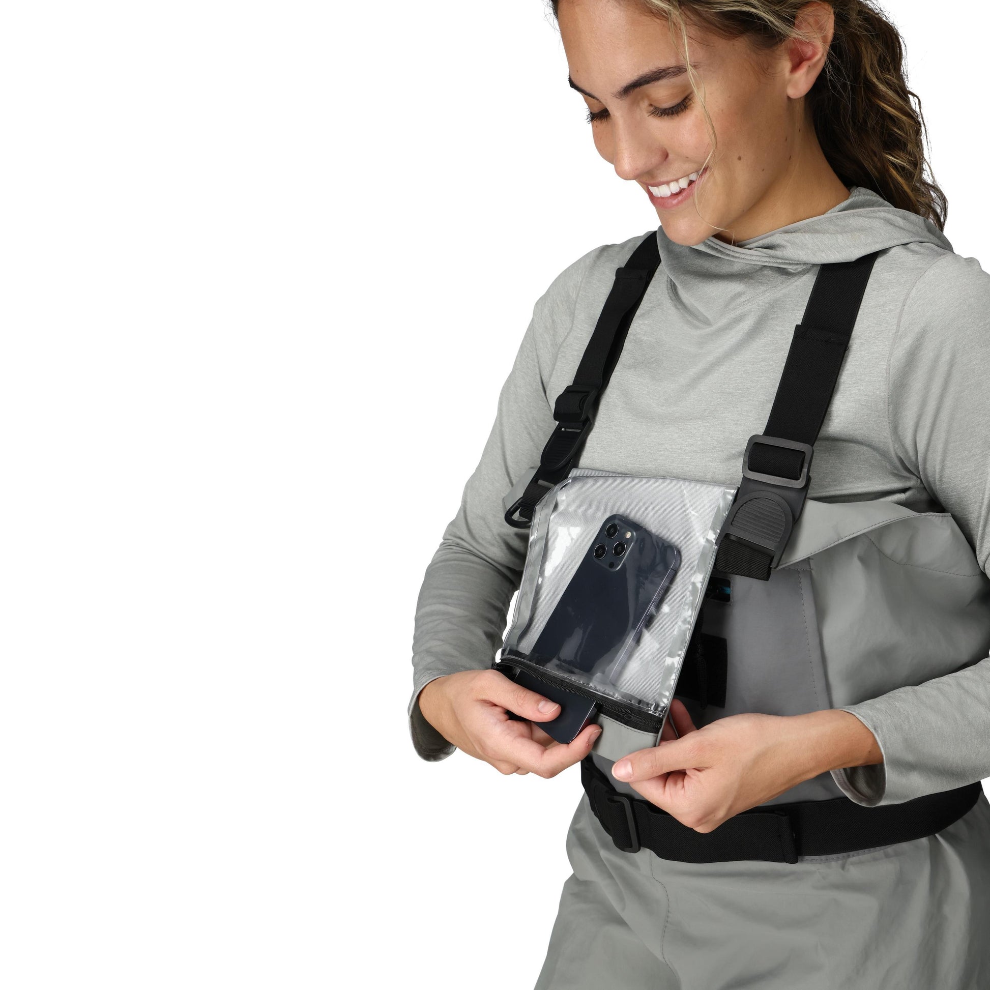 Frogg Toggs® Women's Hellbender Pro Stockingfoot Chest Wader Gray / LG