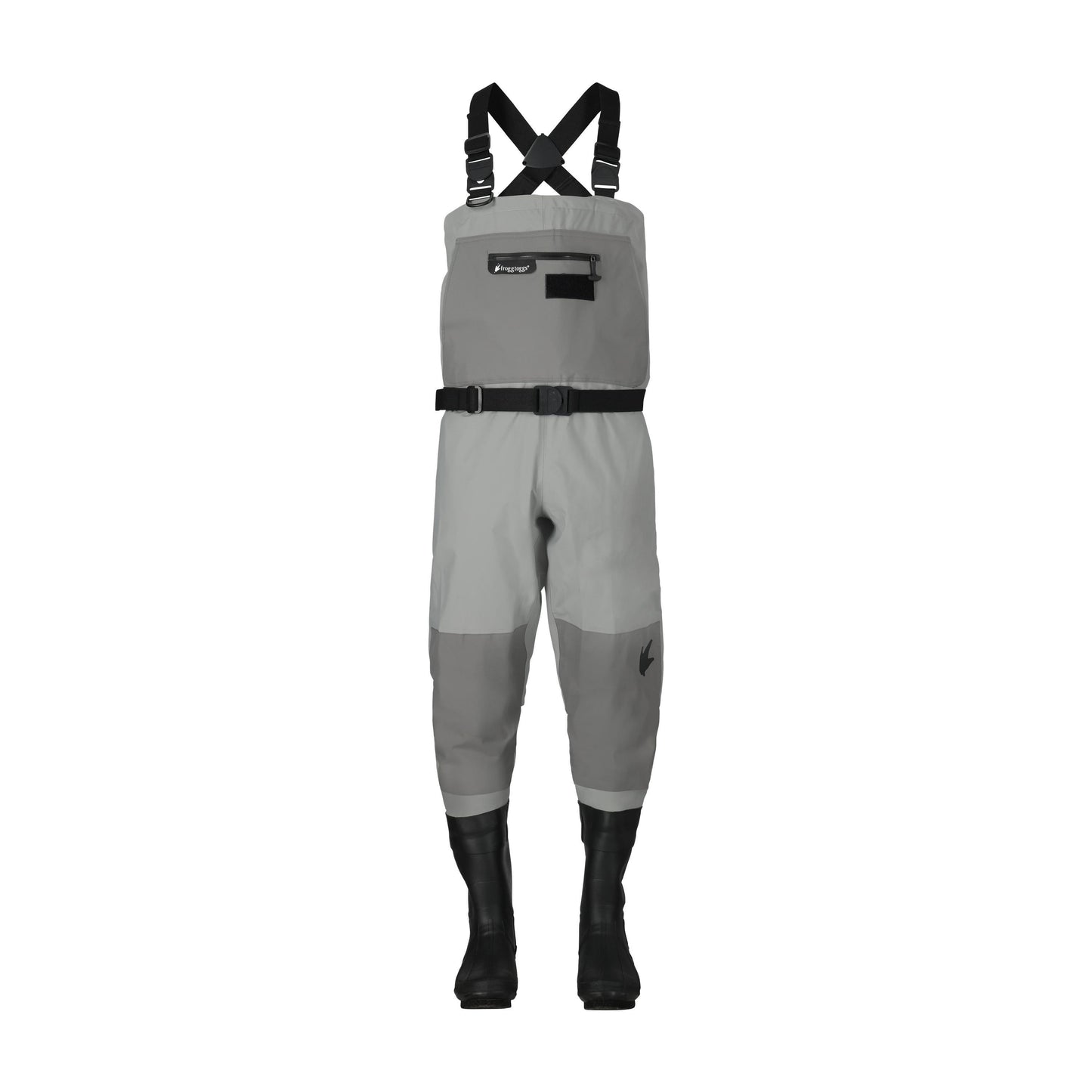 Frogg Toggs® Men's Hellbender PRO Bootfoot Felt Sole Chest Wader Gray / 10