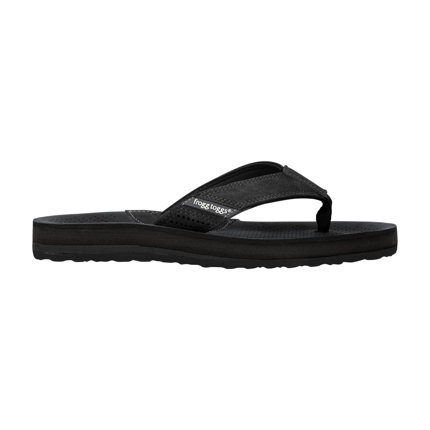 Frogg Toggs® Men's Charter Flip Flop Sandal Black / 10