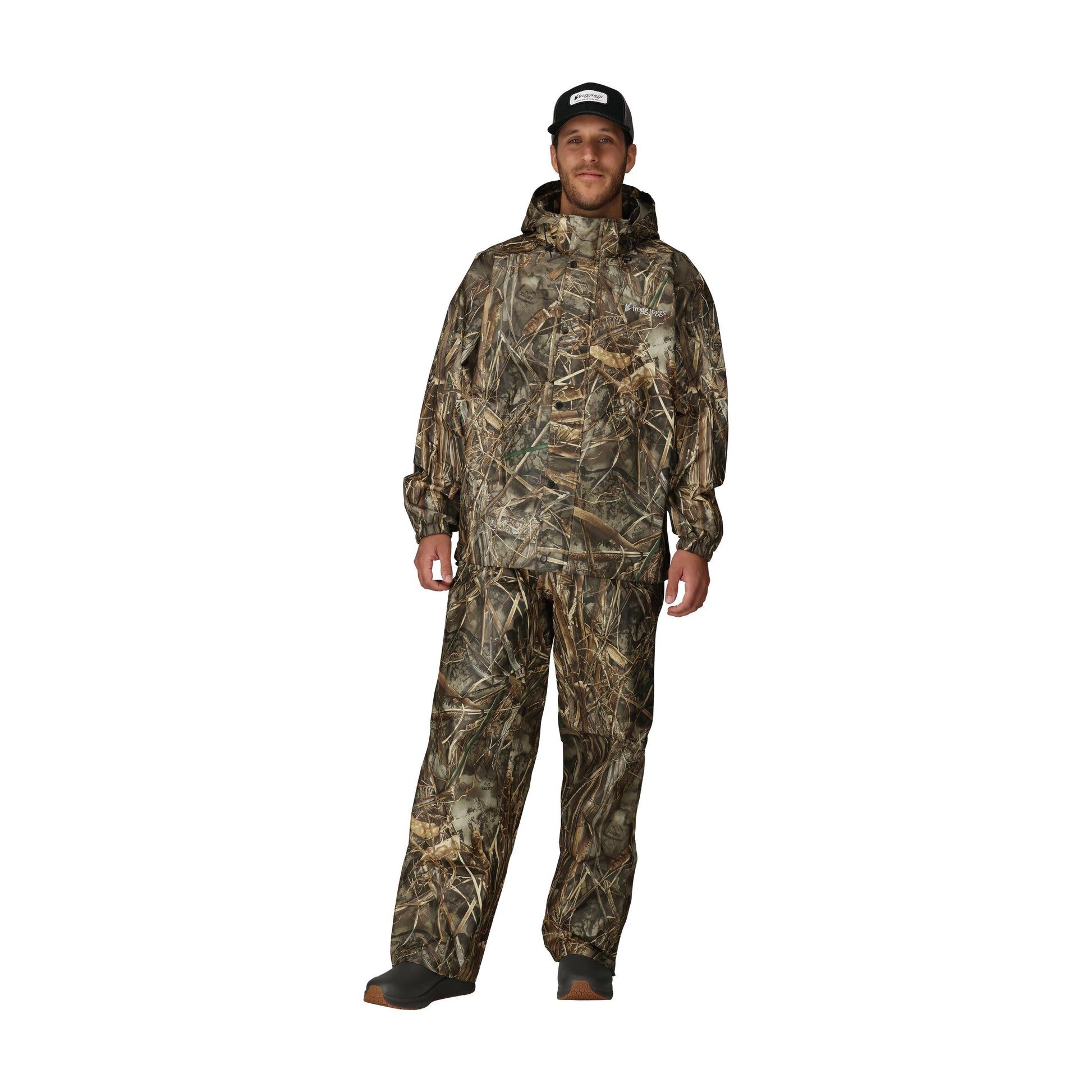Frogg Toggs® Men's Pro Action Hooded Waterproof Jacket Realtree MAX7 / LG