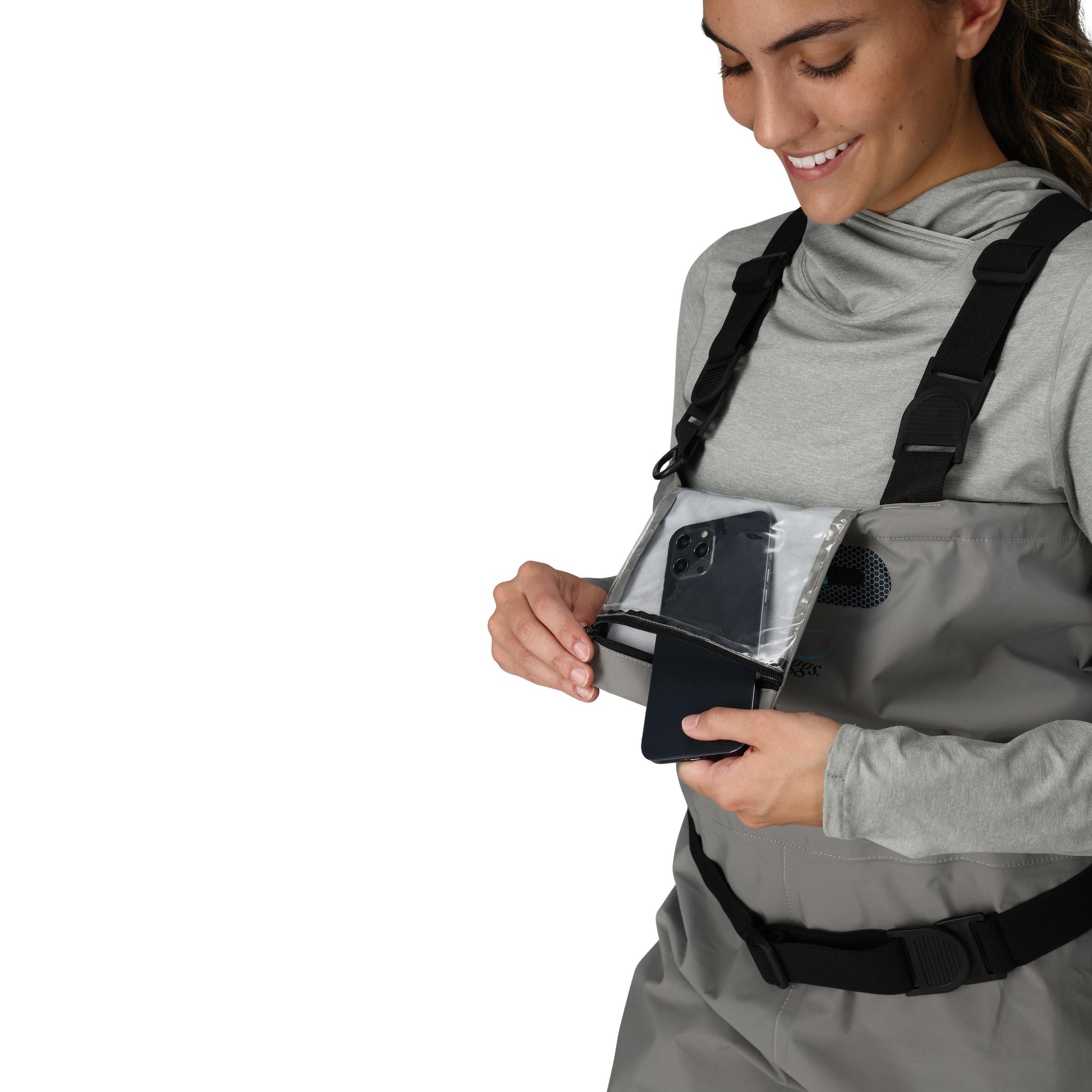 Frogg Toggs® Women's Canyon Stockingfoot Chest Wader Gray / LG