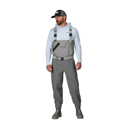 Frogg Toggs® Men's Canyon Helium Ultra-Lite Stockingfoot Wader Gray / LG