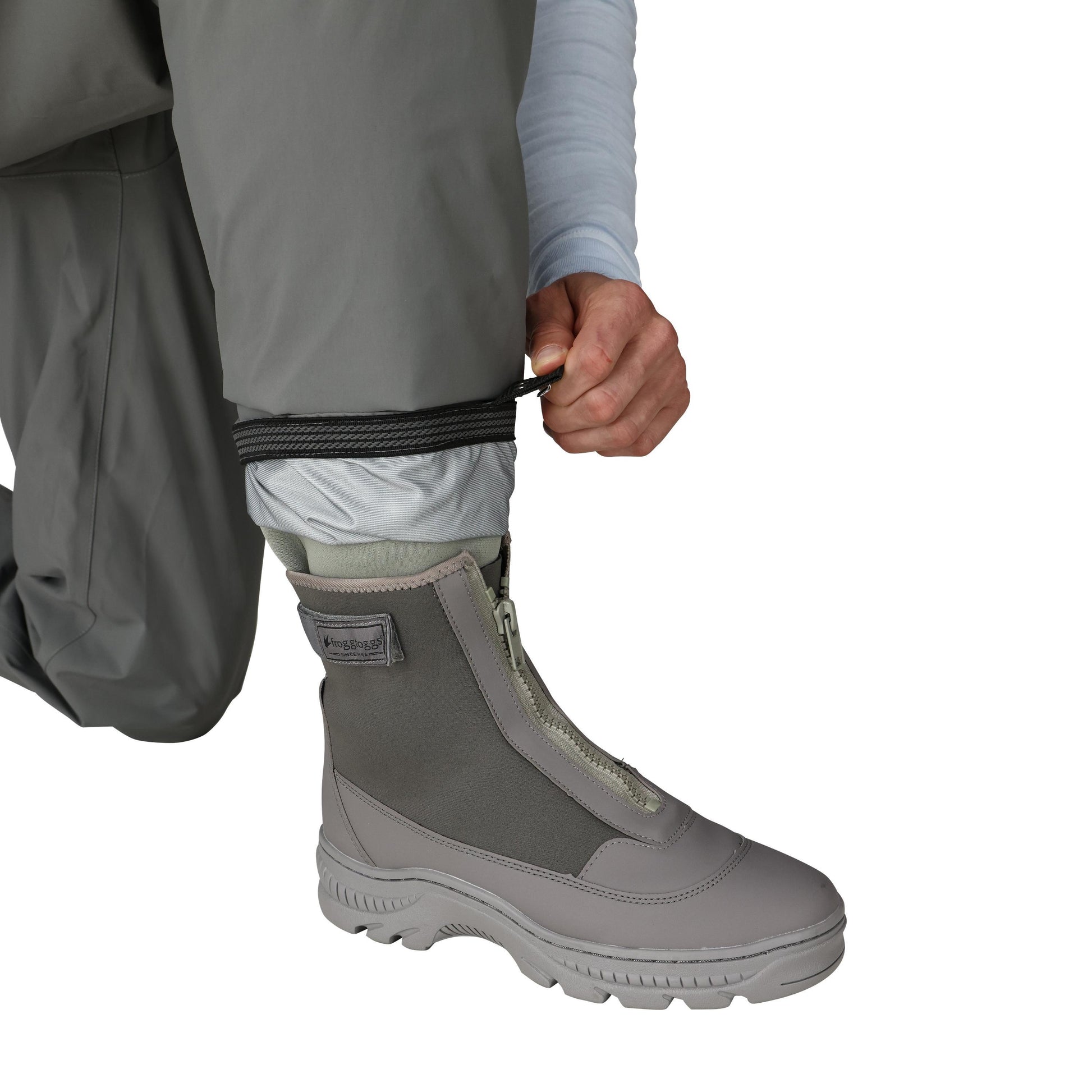 Frogg Toggs® Men's Canyon Helium Ultra-Lite Stockingfoot Wader Gray / LG