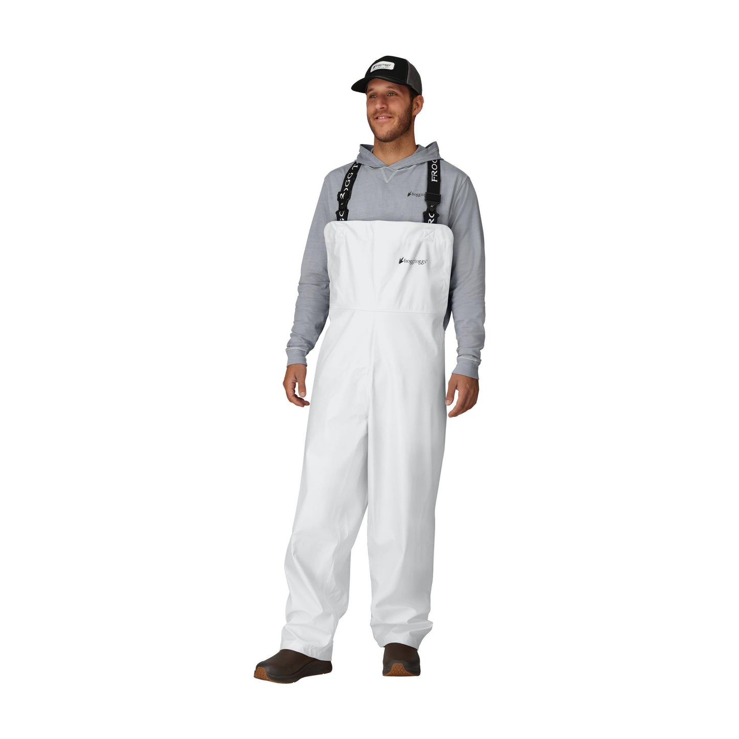Frogg Toggs® Men's WayPoint Angler Bib White / LG