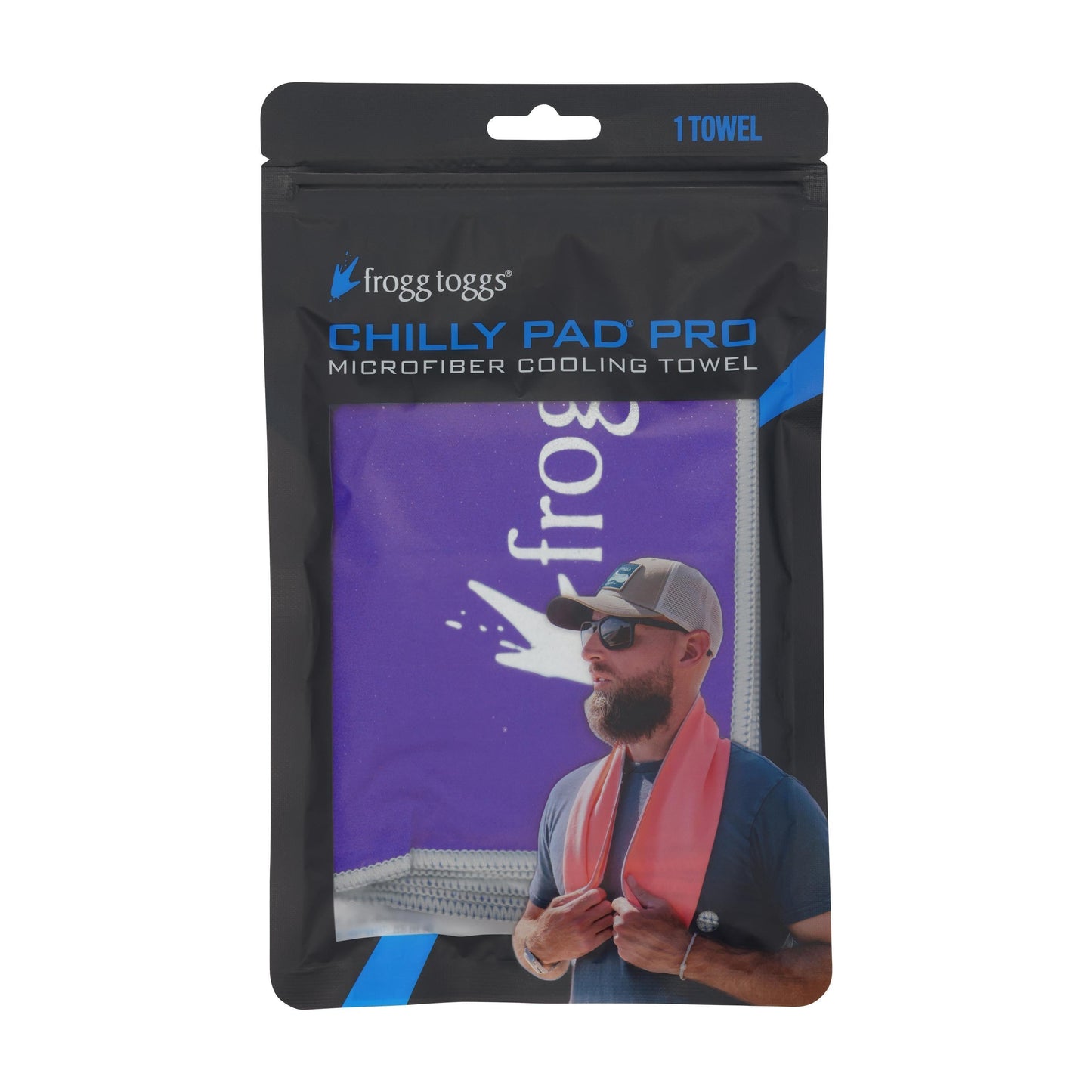 Frogg Toggs® Chilly Pad® PRO Microfiber Cooling Towel Purple