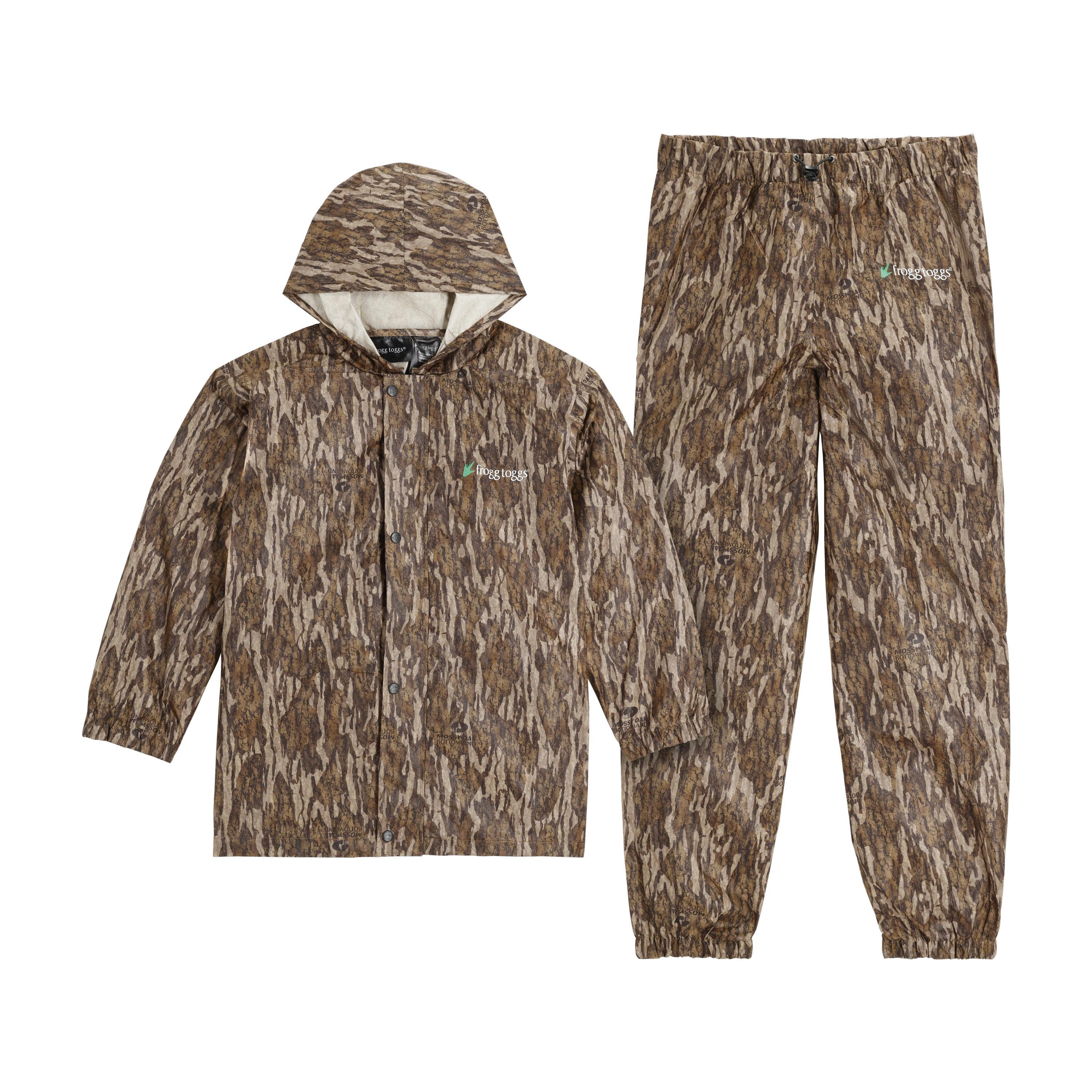 Frogg Toggs® Polly Woggs® Waterproof Youth Rain Suit Mossy Oak Bottomland / LG