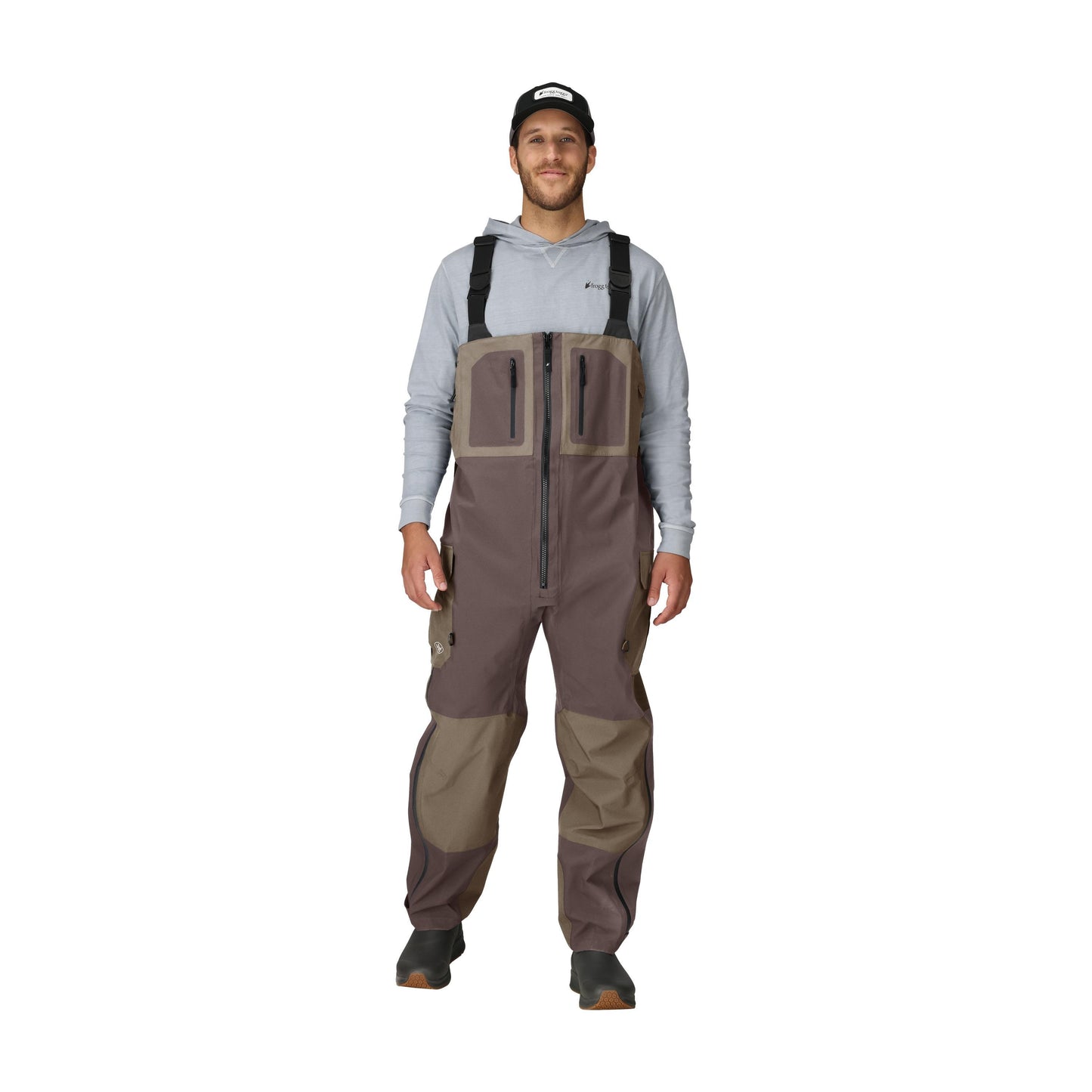 Frogg Toggs® Men's Pilot II Waterproof Guide Bib Stone and Taupe / LG