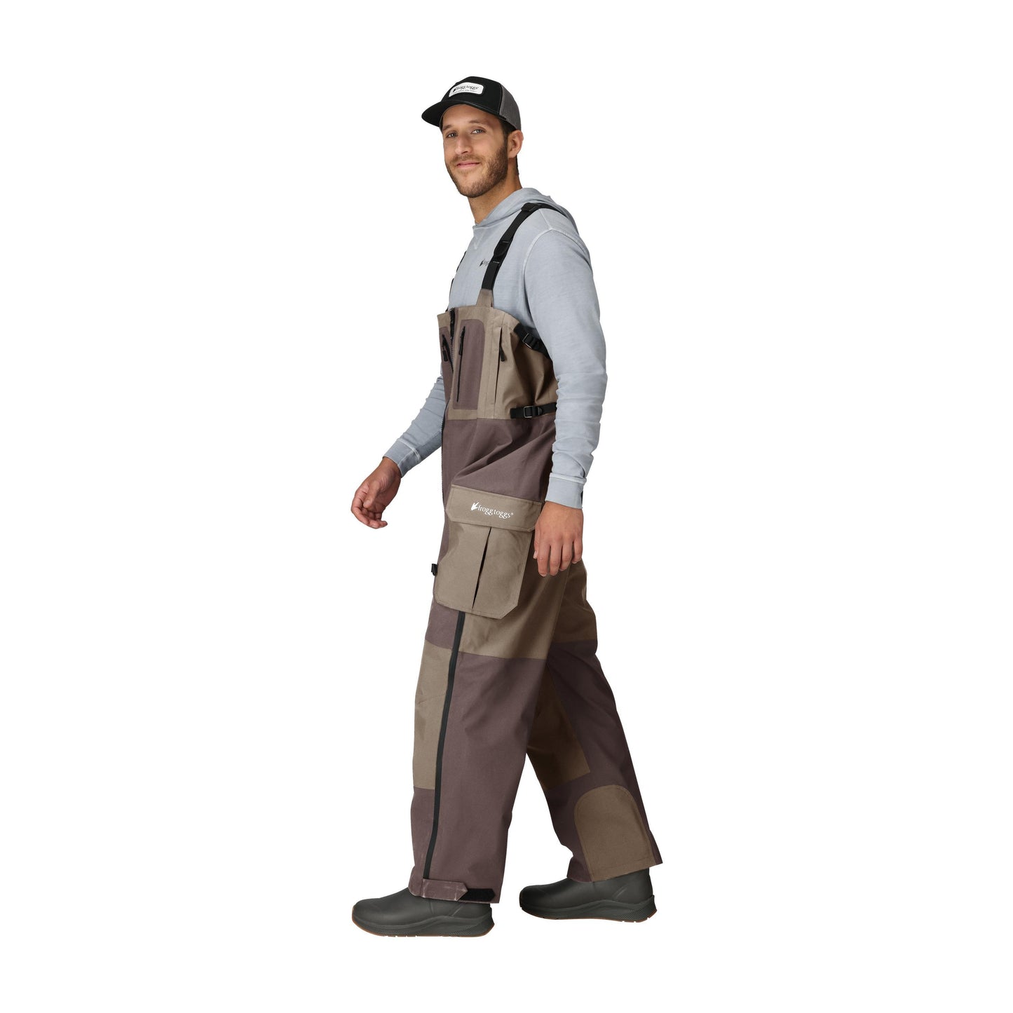 Frogg Toggs® Men's Pilot II Waterproof Guide Bib Stone and Taupe / LG
