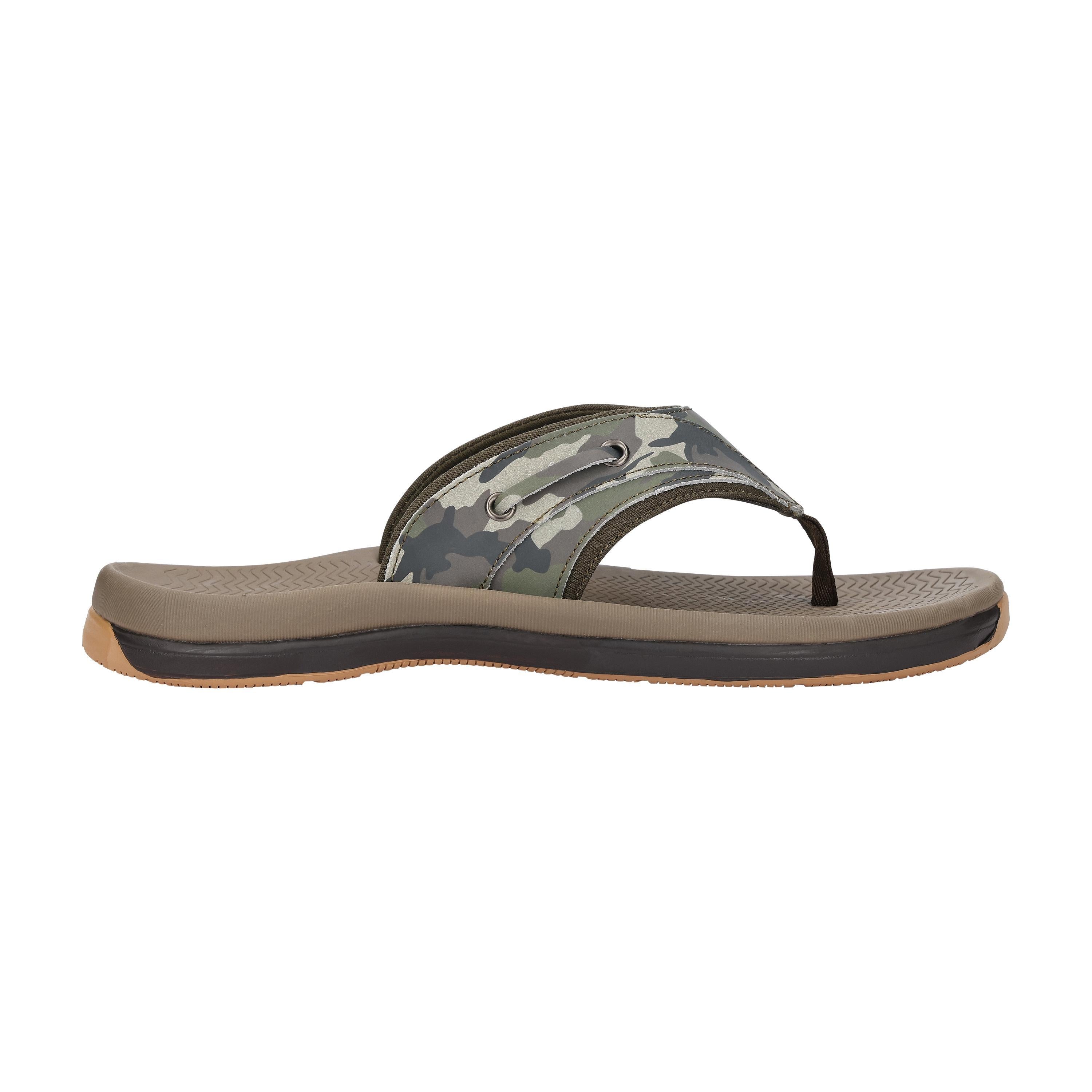Frogg Toggs® Men's Boardwalk Leather Sandal Woodland / 10