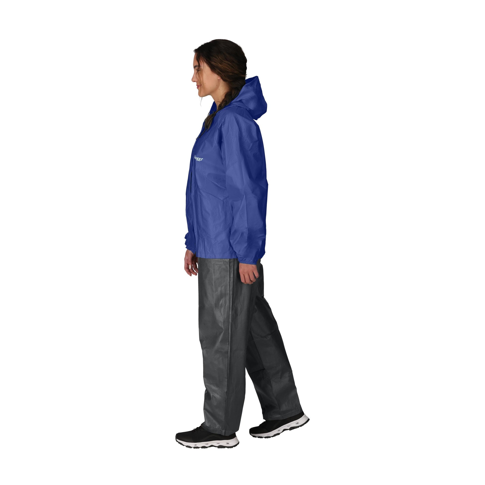 Frogg Toggs® Women's Waterproof Ultra-Lite Rain Suit Purple and Black / LG