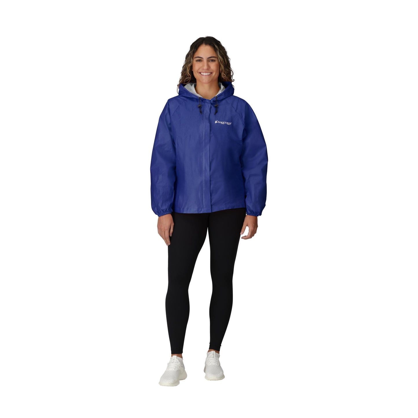 Frogg Toggs® Women's Ultra-Lite Hooded Jacket Purple and Black / LG