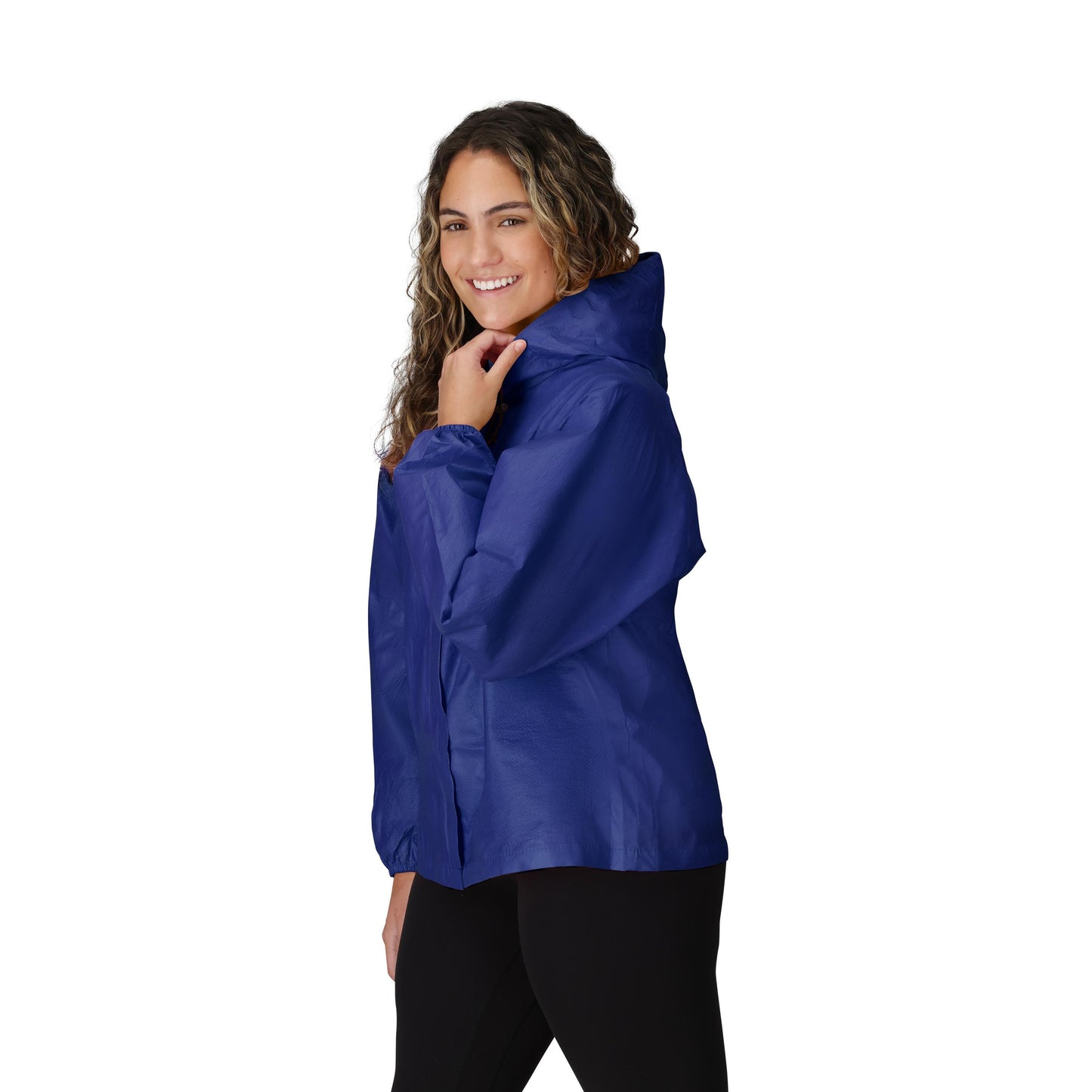 Frogg Toggs® Women's Ultra-Lite Hooded Jacket Purple and Black / LG