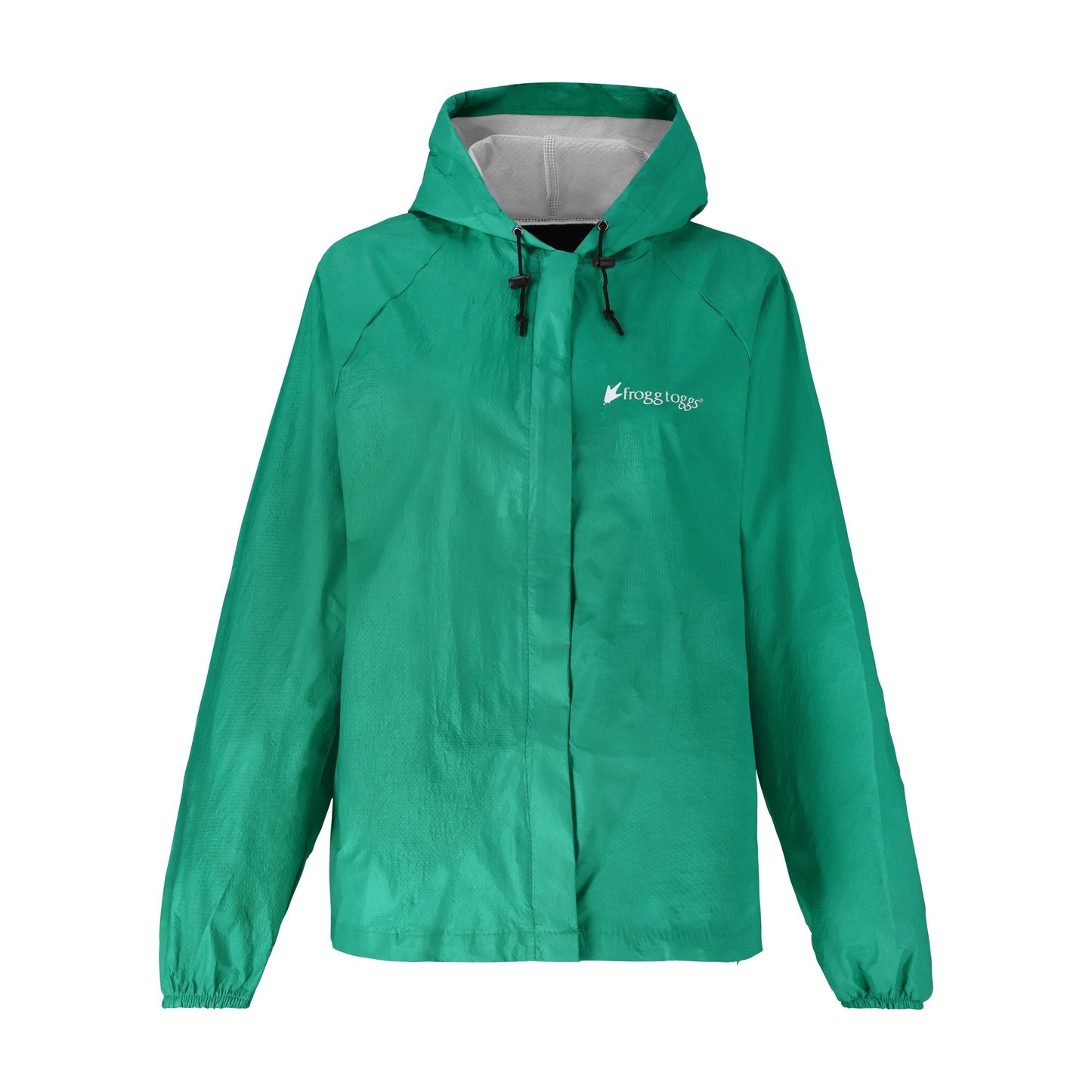Frogg Toggs® Women's Ultra-Lite Hooded Jacket Seafoam and Black / LG