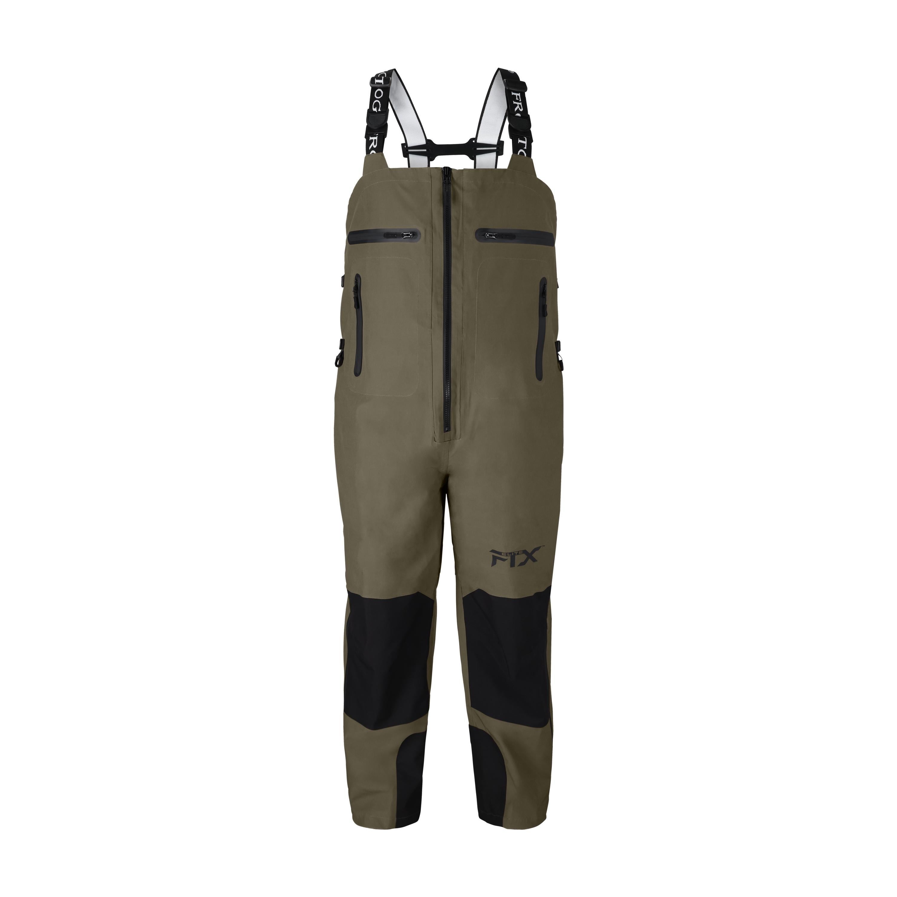 Frogg Toggs® FTX Elite Bib Brown and Stone / LG